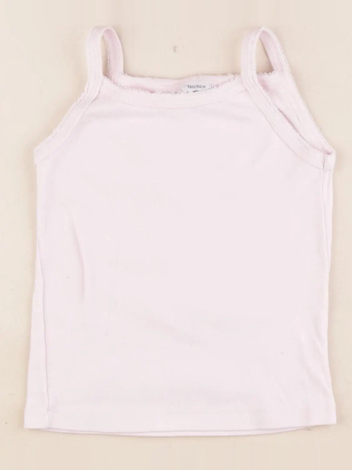 Petit Bateau - maillot de corps rose - 3 ans
