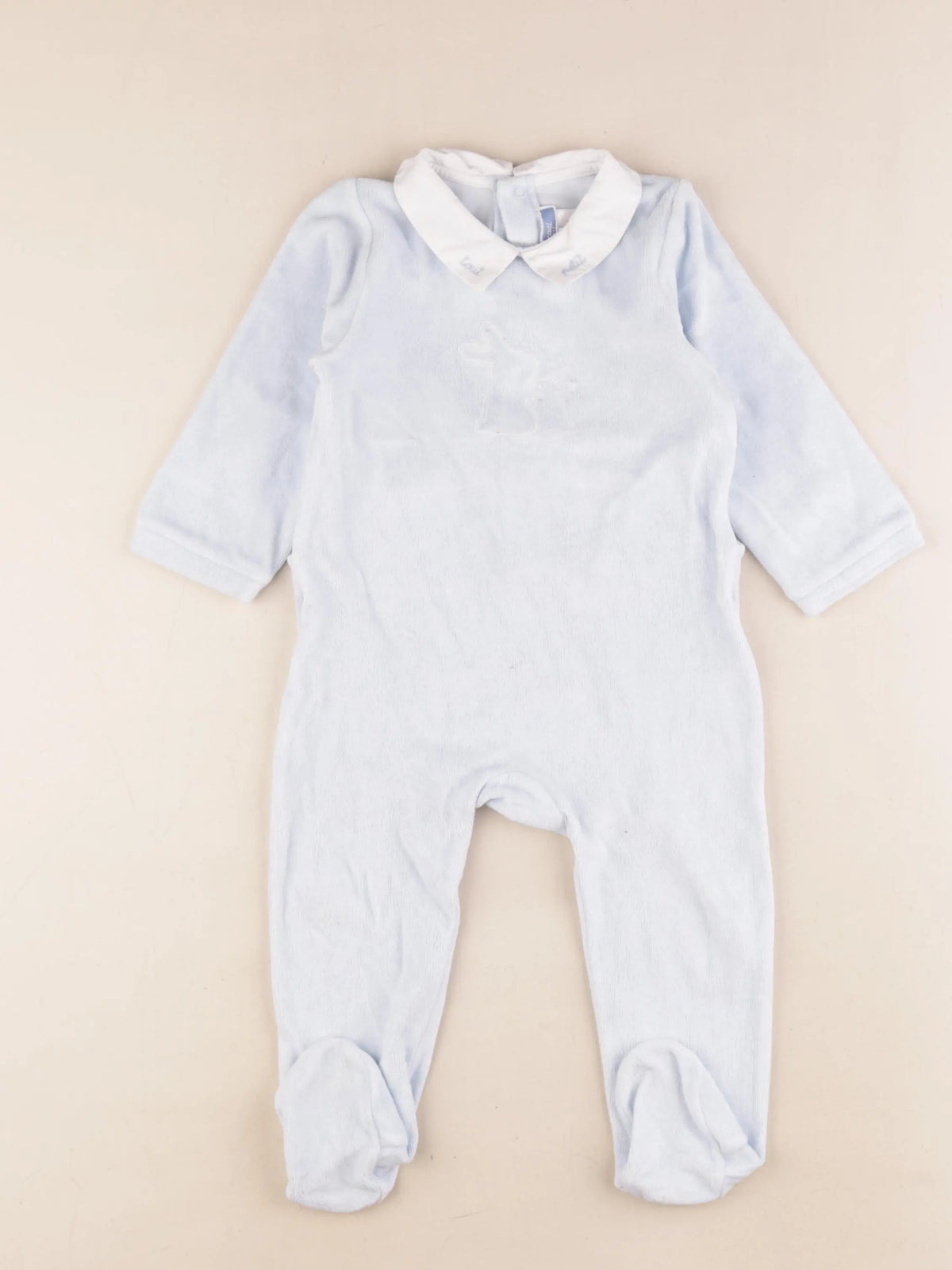 Jacadi - pyjama velours bleu - 18 mois