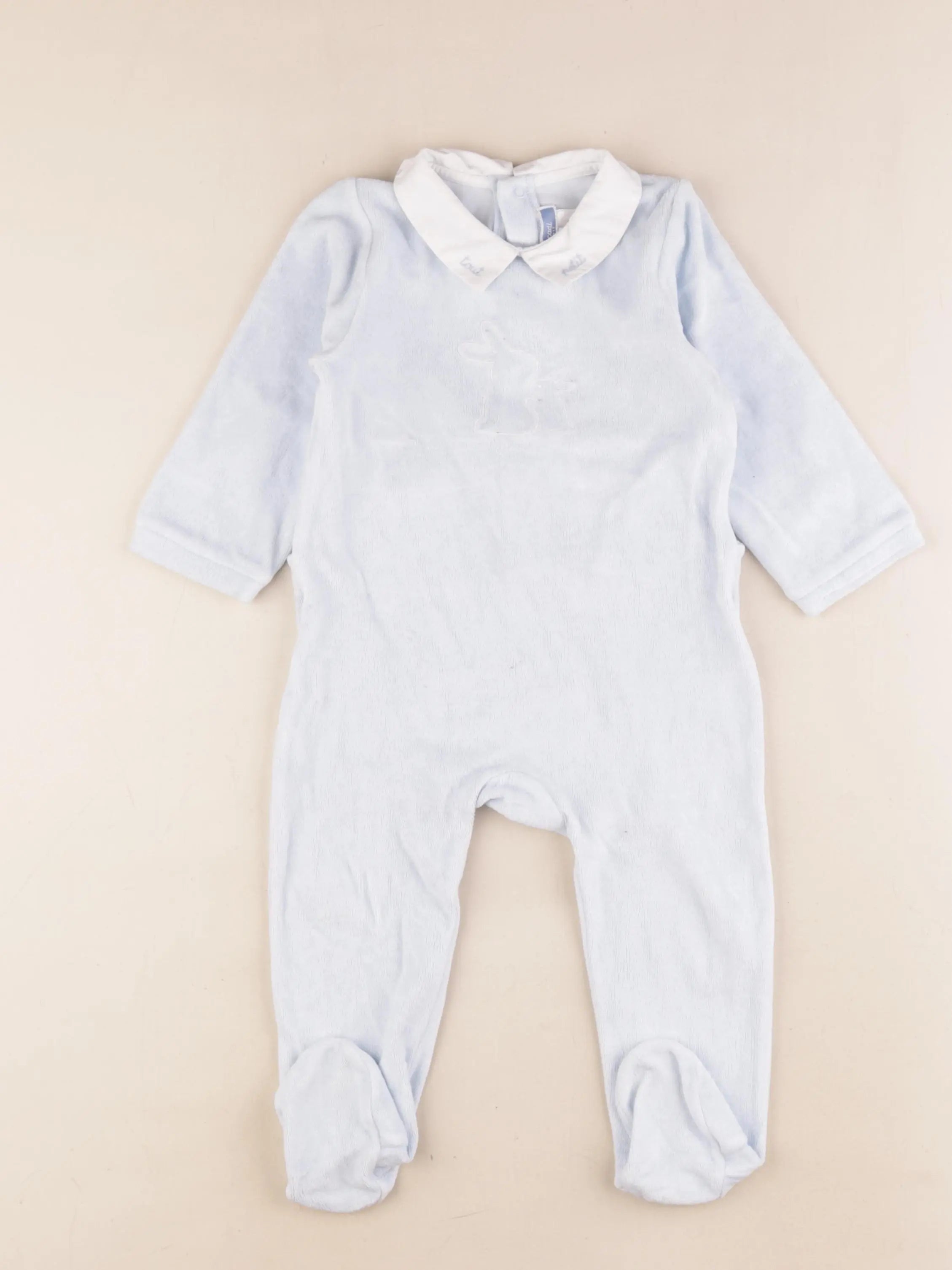 Jacadi - pyjama velours bleu - 18 mois