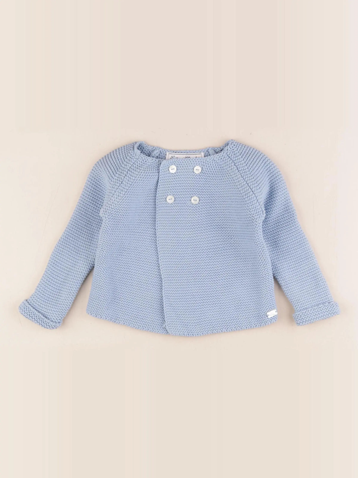 Tartine & Chocolat - gilet bleu - 12 mois