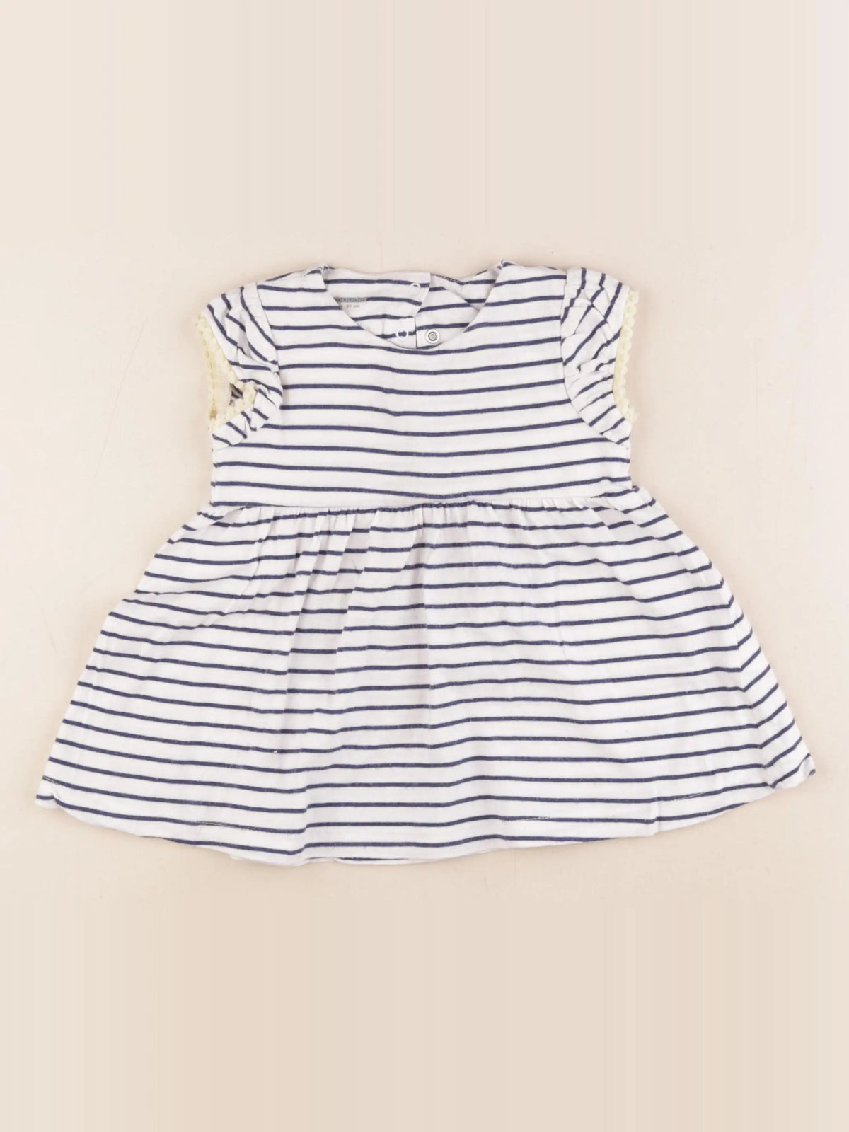 Vertbaudet - robe bleu - 18 mois