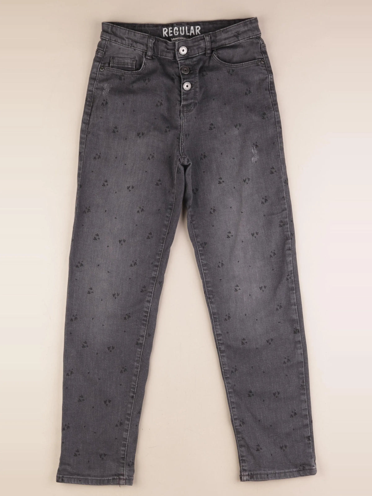 Vertbaudet - jean gris - 12 ans