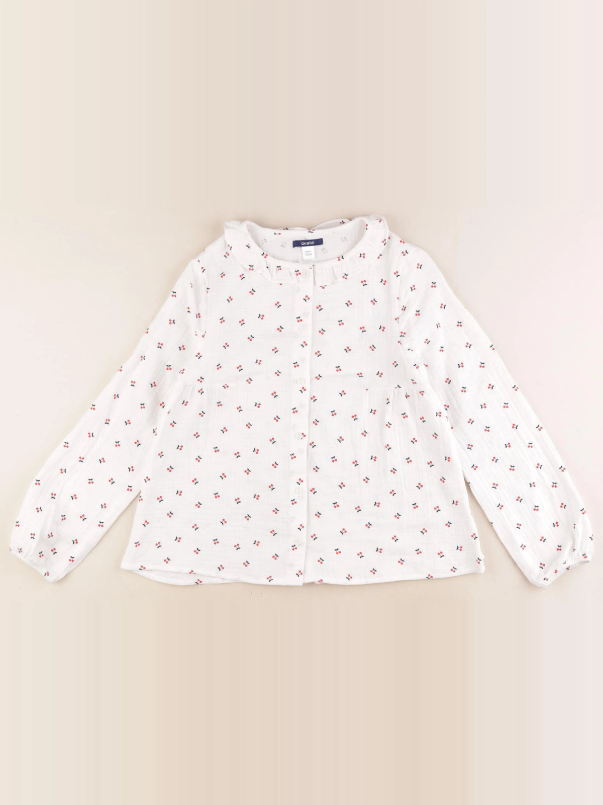 Okaidi - blouse blanc - 10 ans