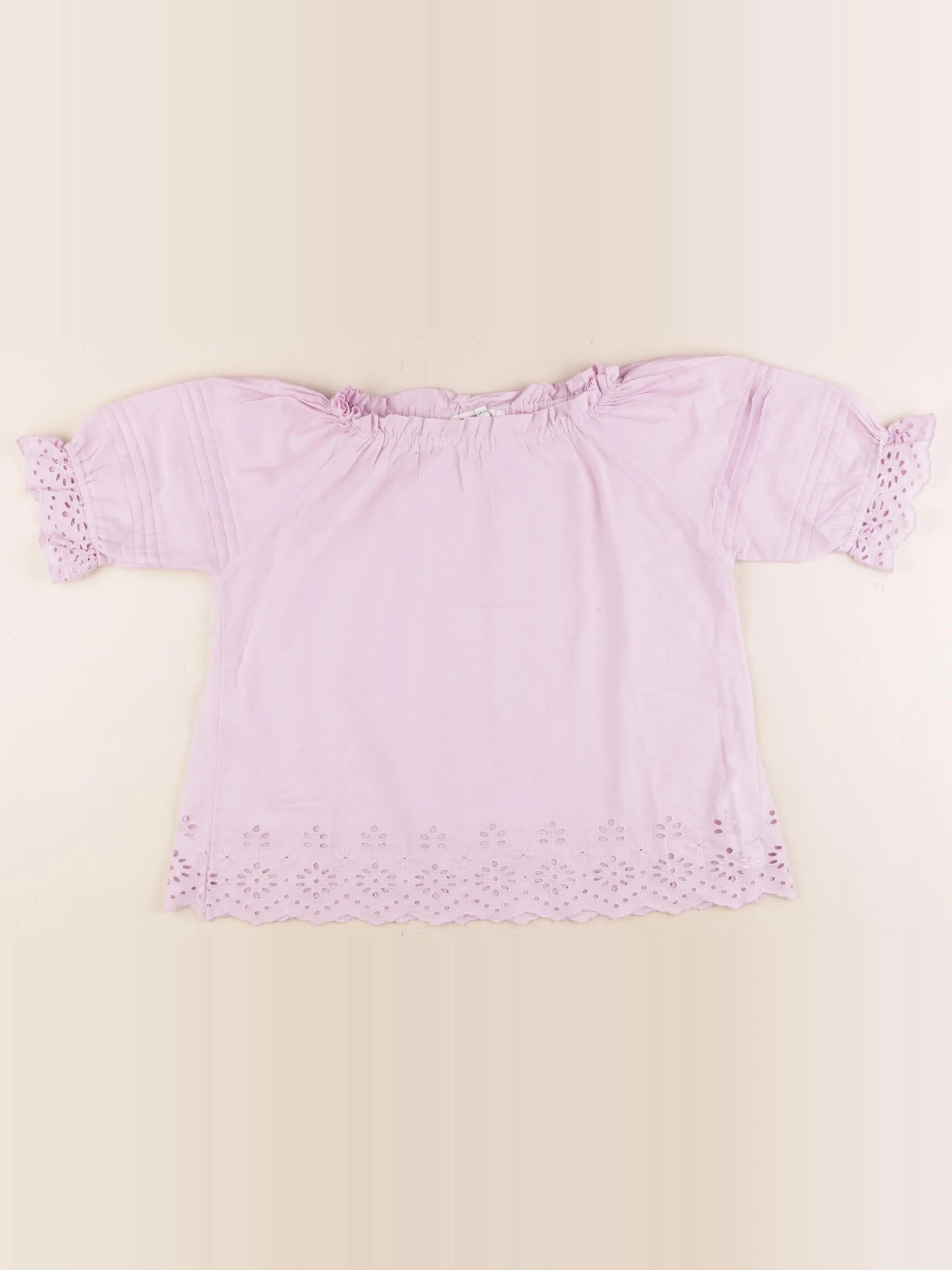 Monoprix - blouse violet - 10 ans