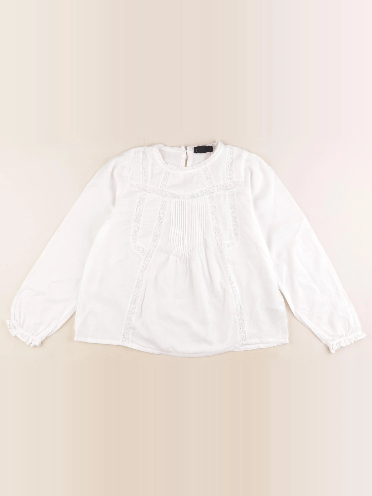 Monoprix - blouse blanc - 10 ans