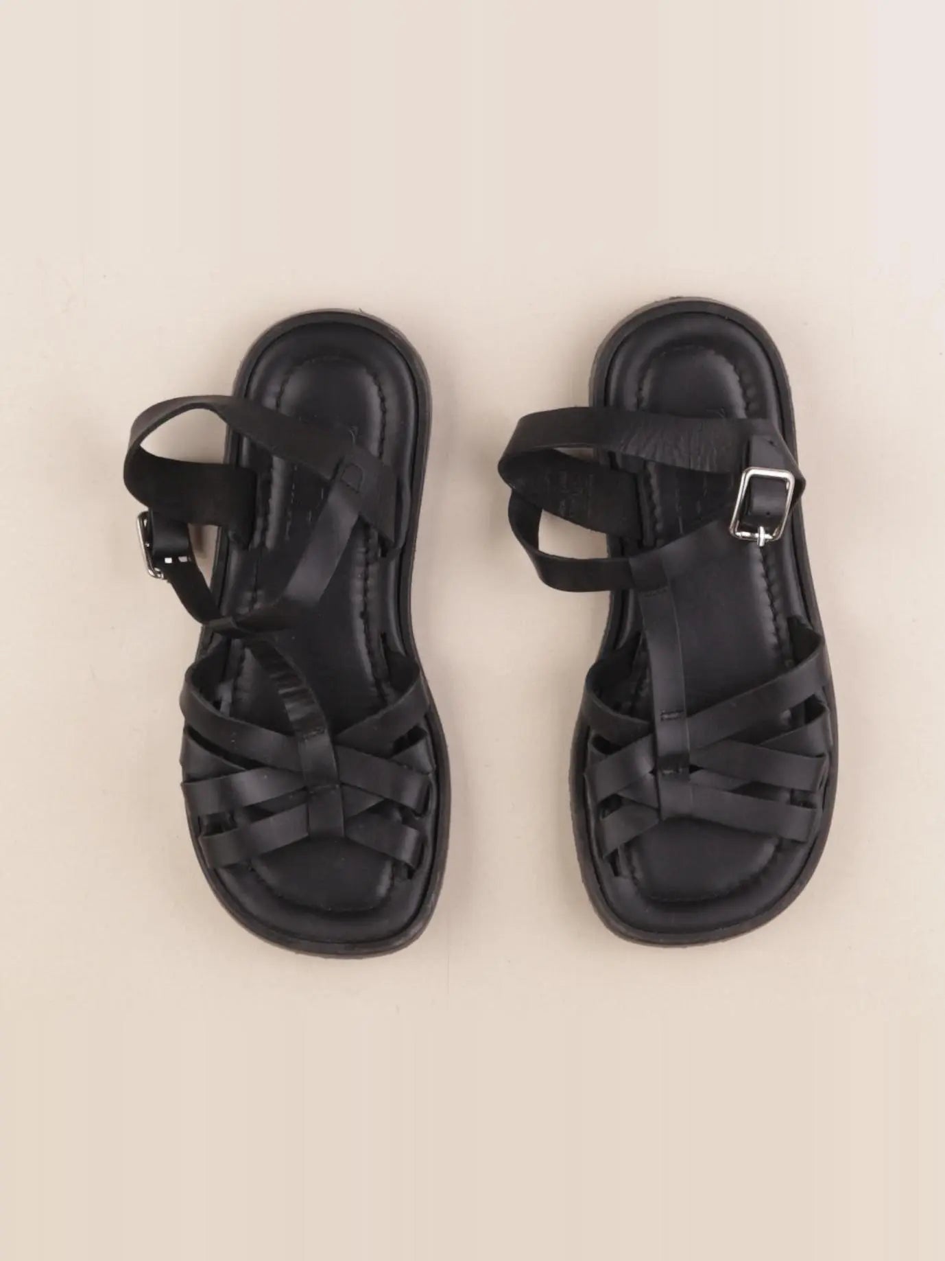 Zara - sandales noir - pointure 37