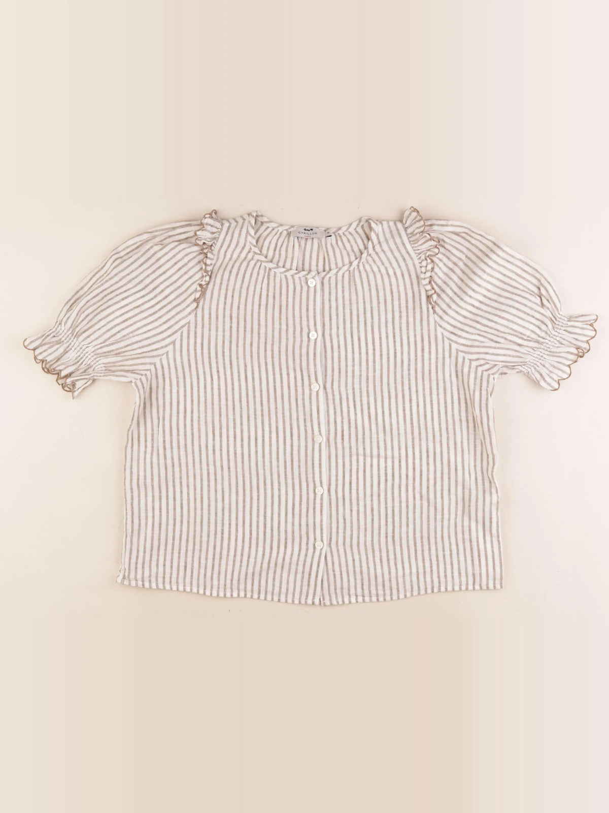 Cyrillus - blouse beige - 10 ans