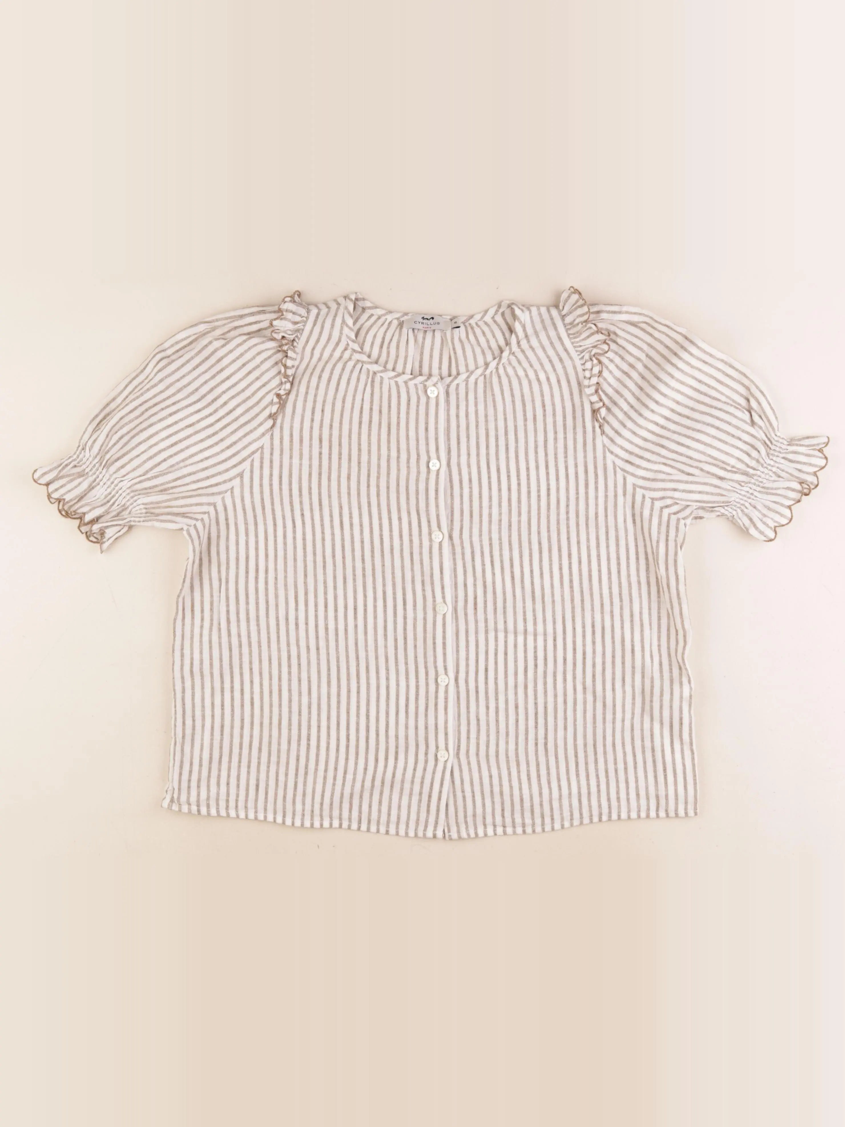 Cyrillus - blouse beige - 10 ans