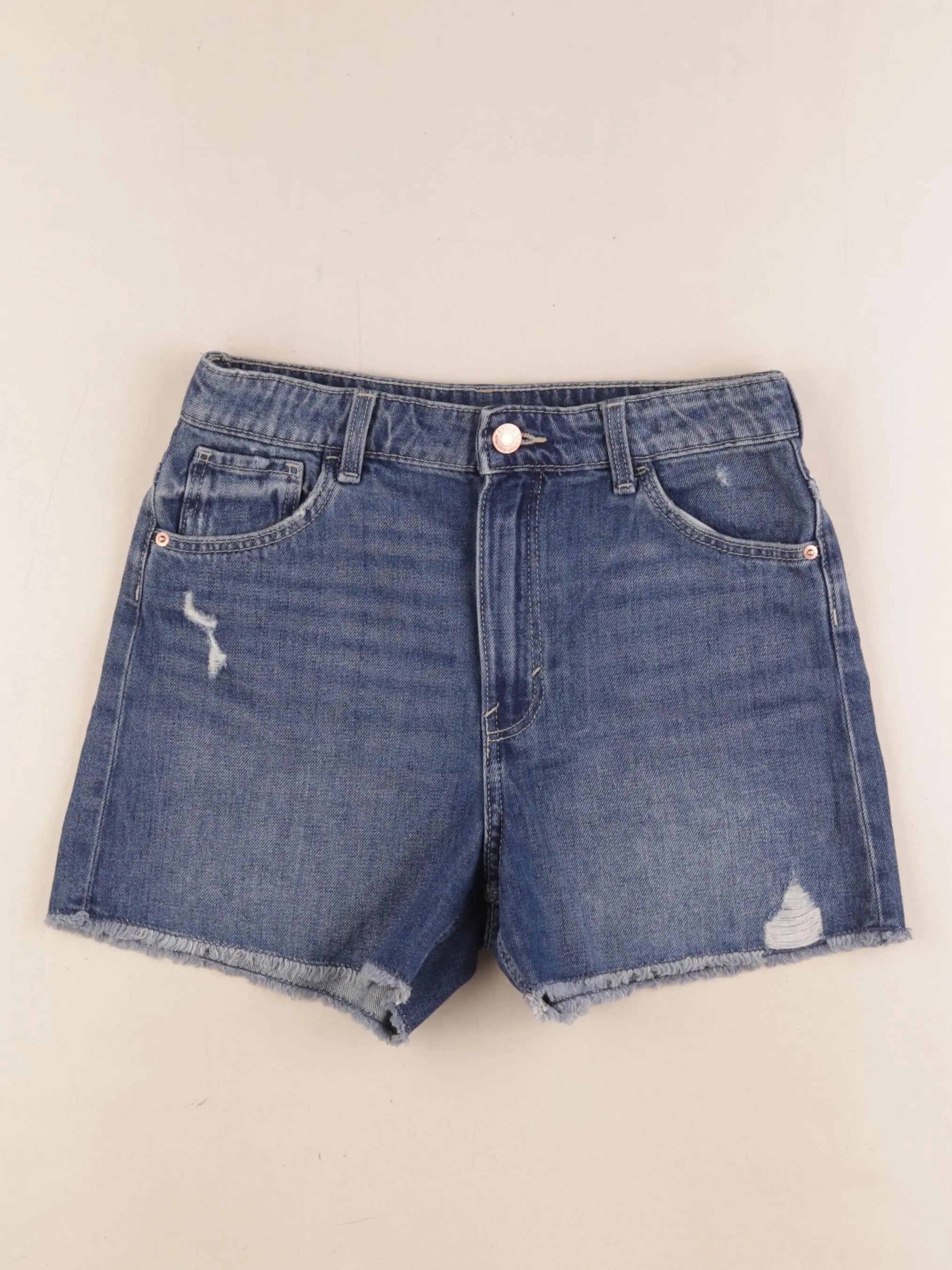 H&M - short bleu - 11/12 ans