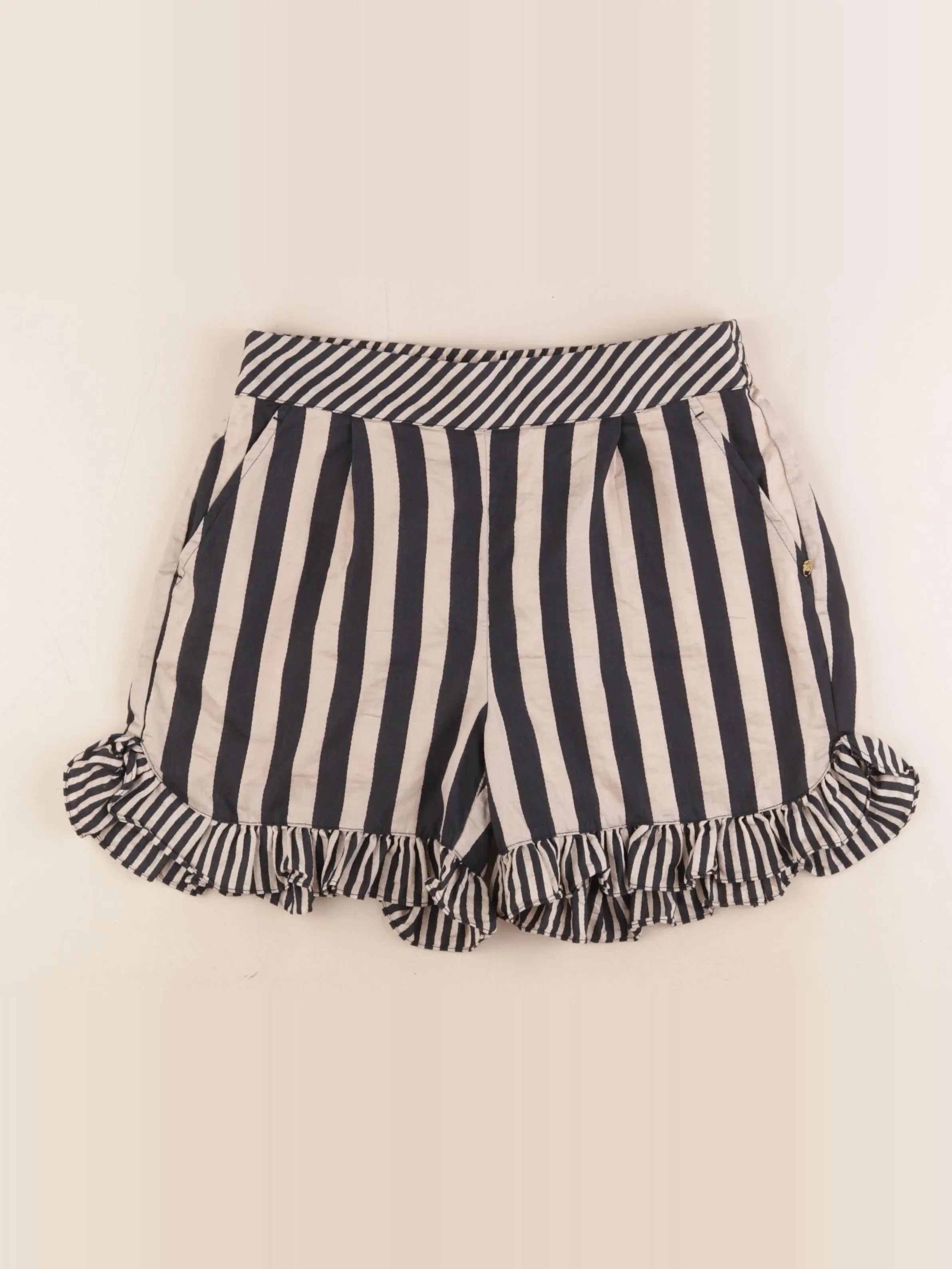 Scotch & Soda - short beige, noir - 12 ans