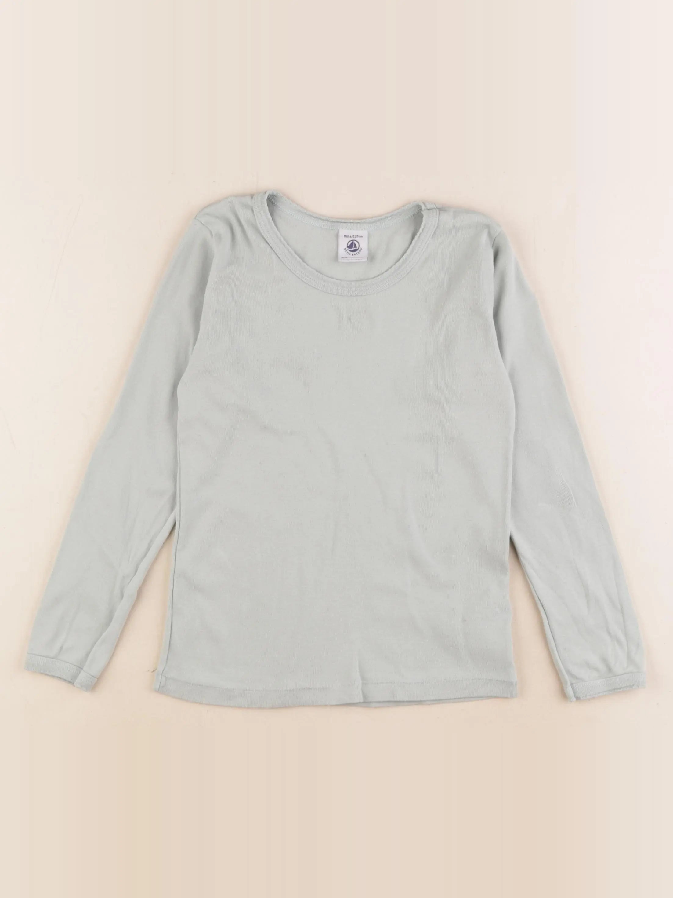Petit Bateau - maillot de corps vert - 8 ans