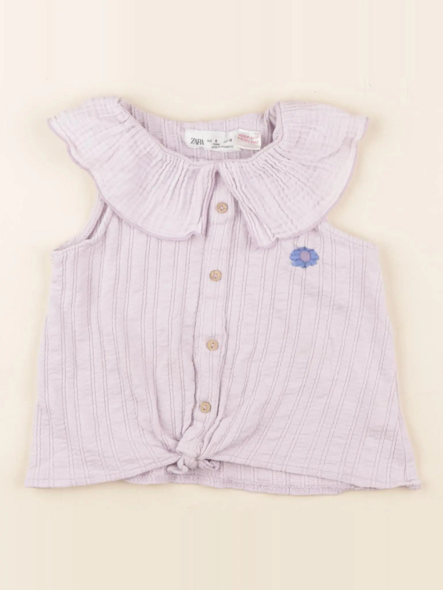 Zara - débardeur violet - 6 ans