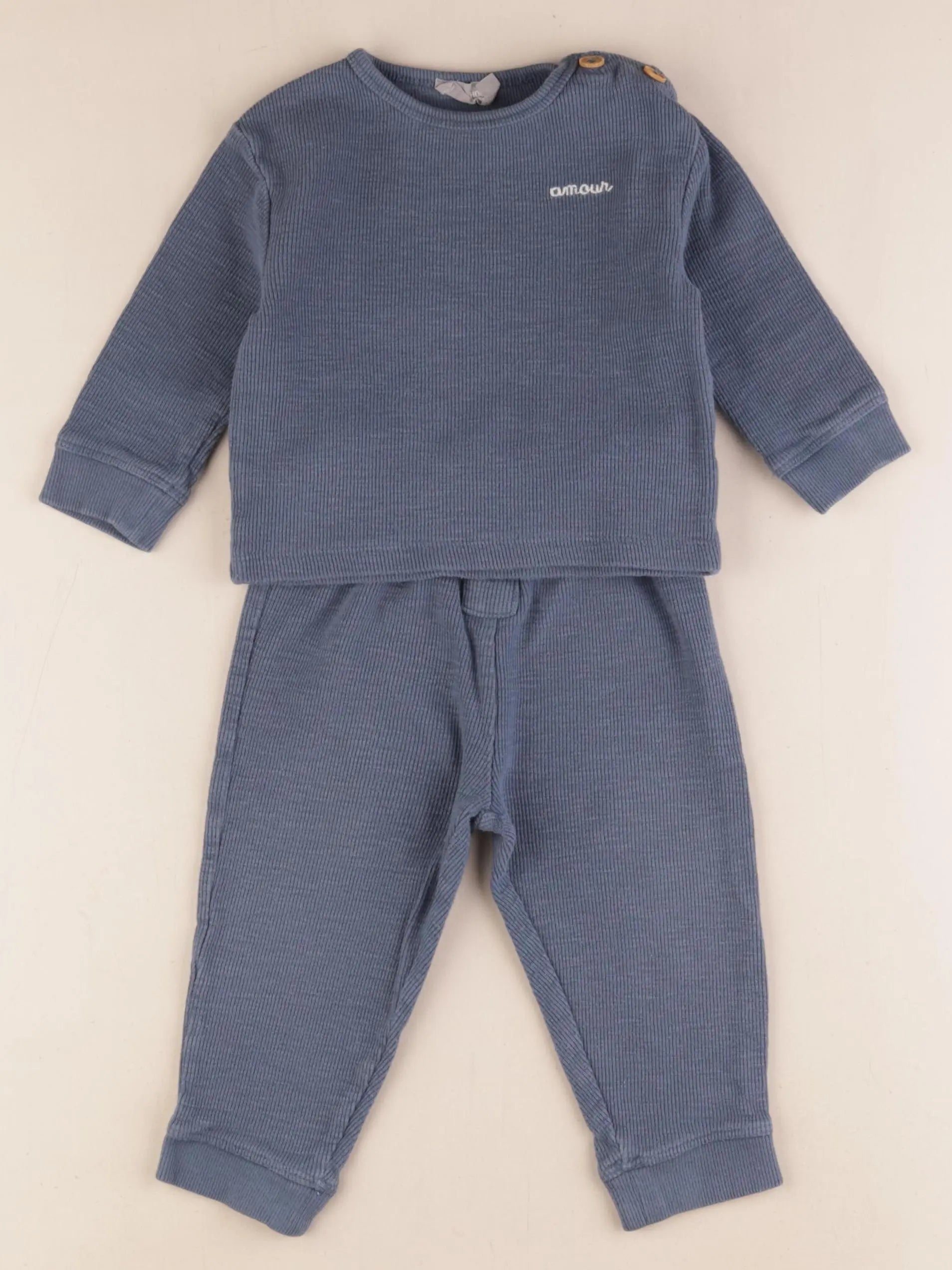 Boutchou - ensemble bleu - 1 an