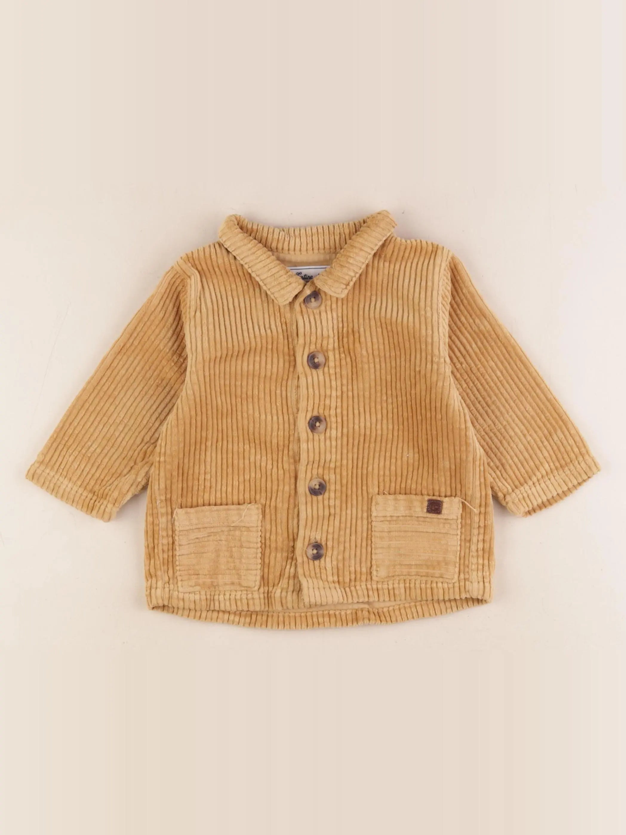 Tartine & Chocolat - chemise jaune - 1 an