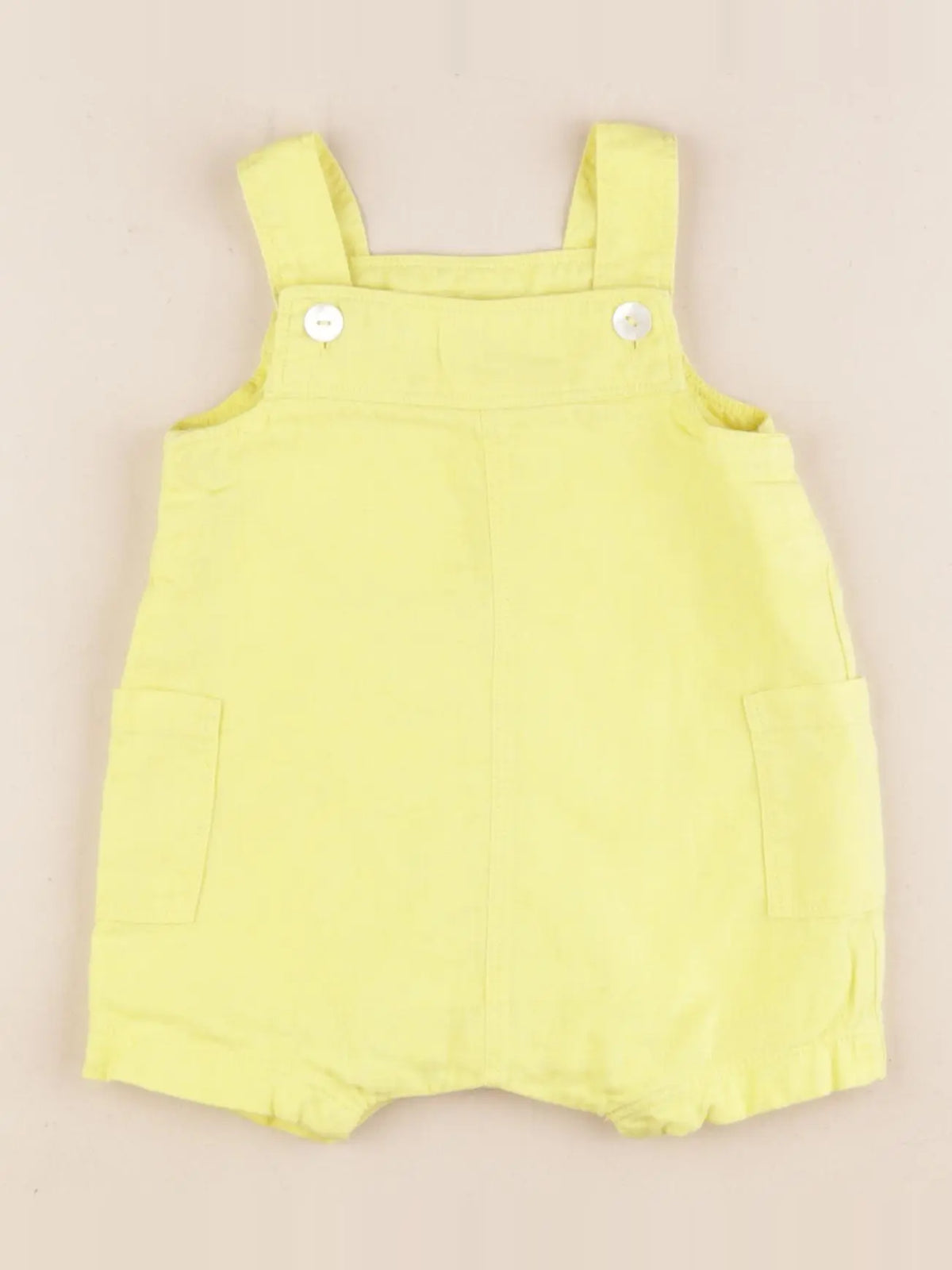 Jacadi - salopette jaune fluo - 3 mois