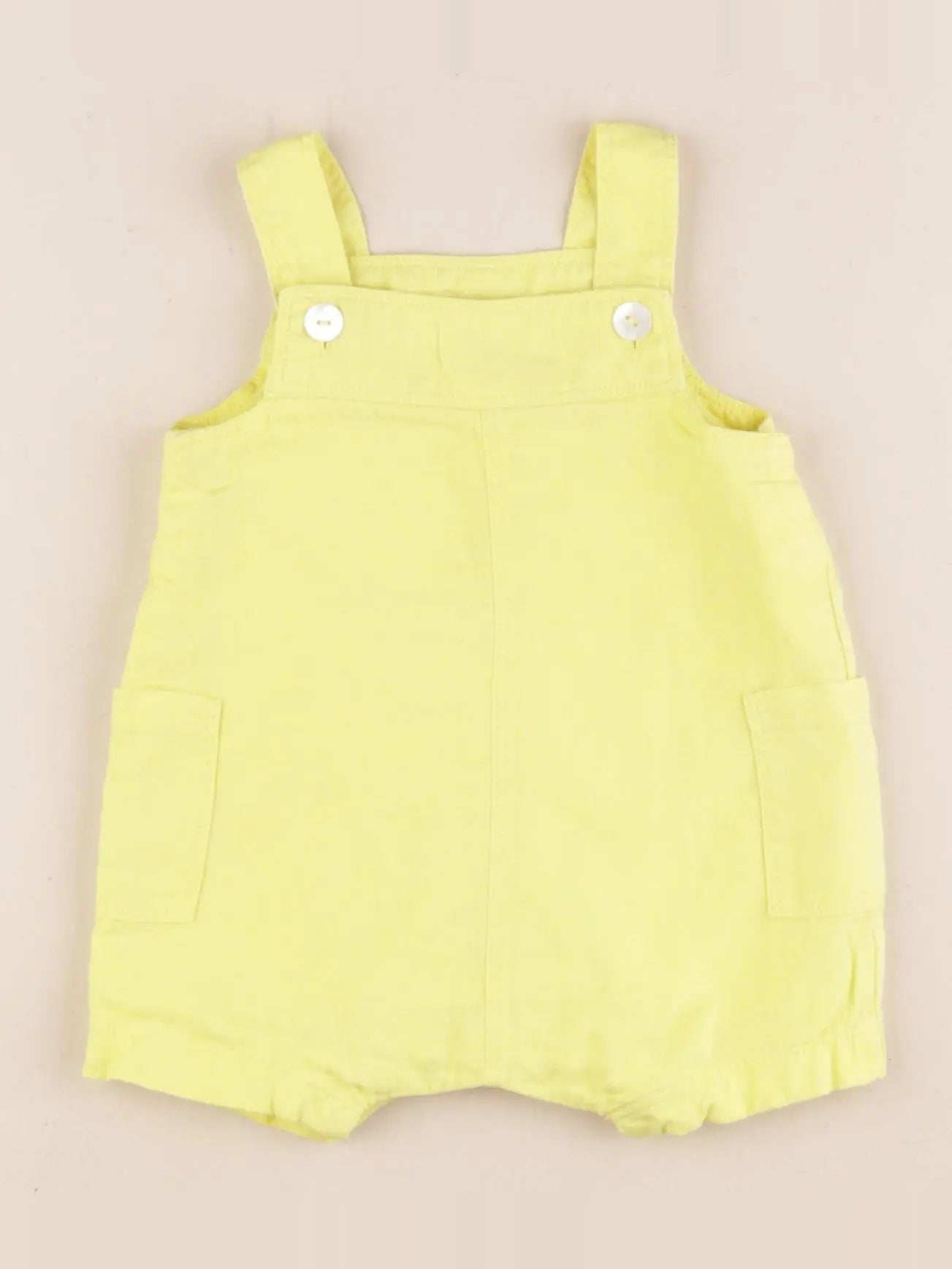 Jacadi - salopette jaune fluo - 3 mois