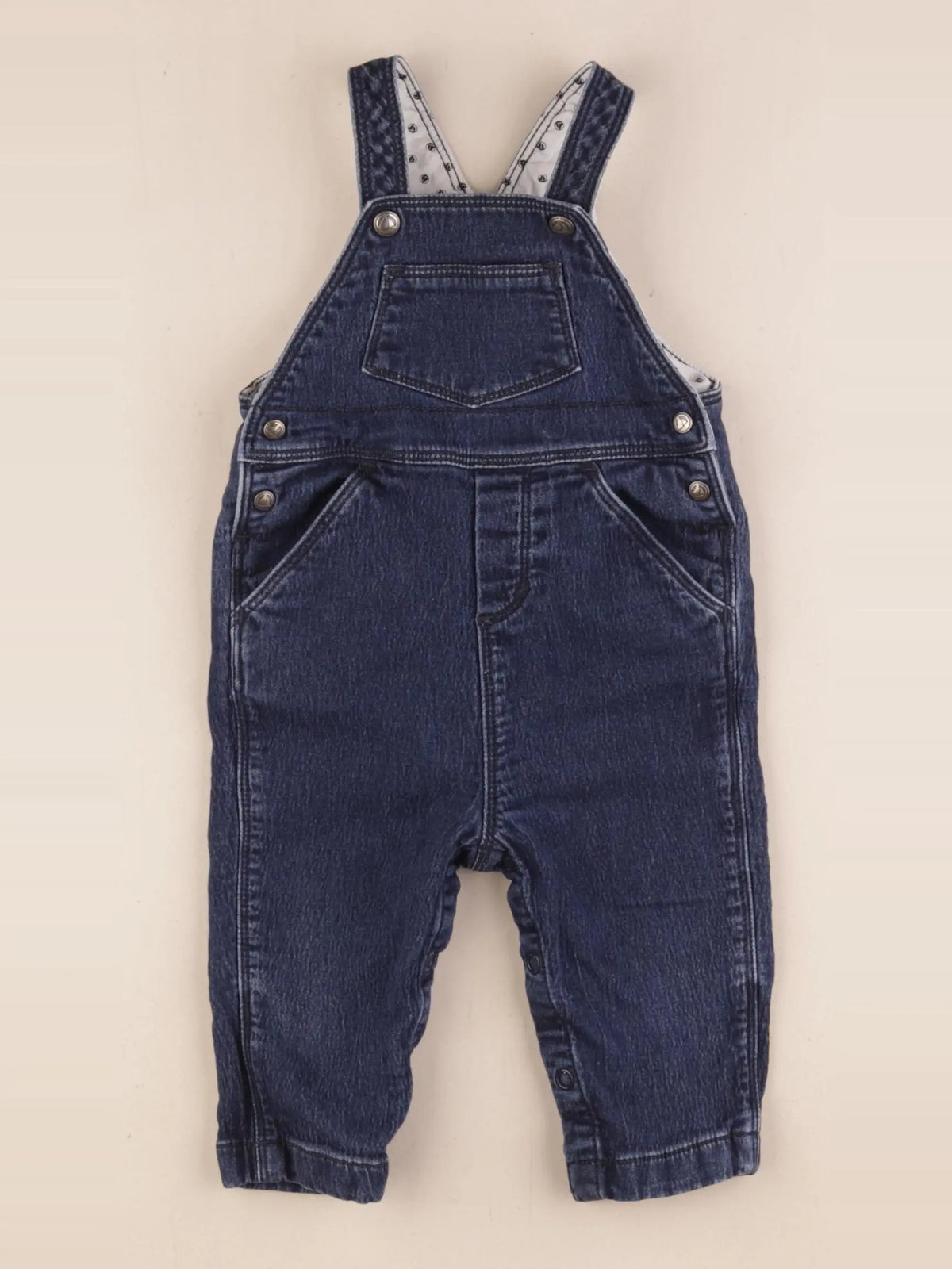 Petit Bateau - salopette bleu - 6 mois