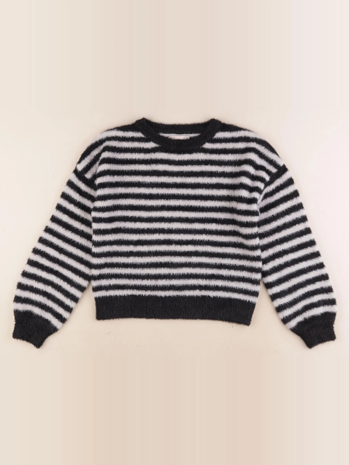 Kids Only - pull noir, blanc - 9/10 ans