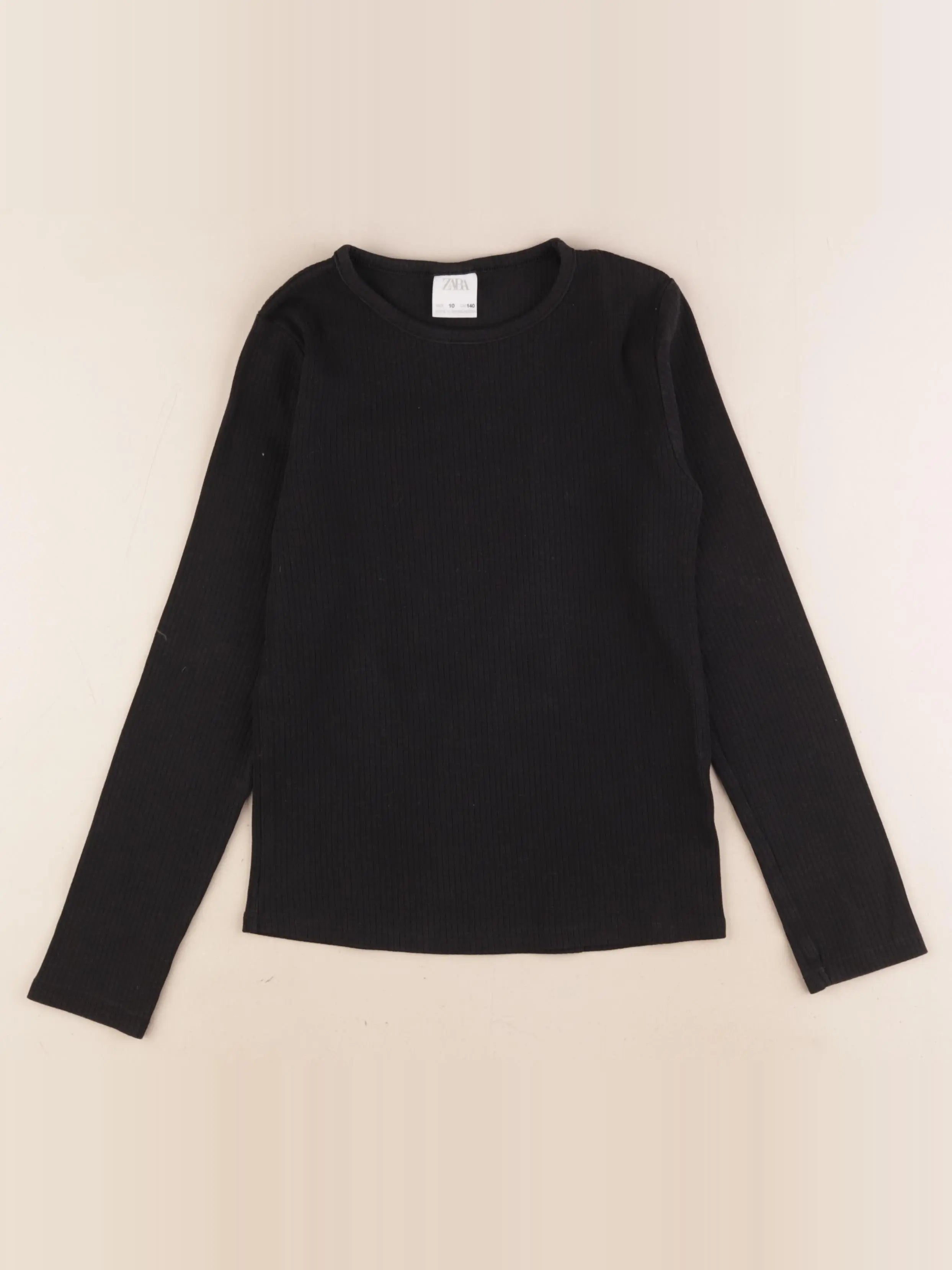 Zara - tee-shirt noir - 10 ans