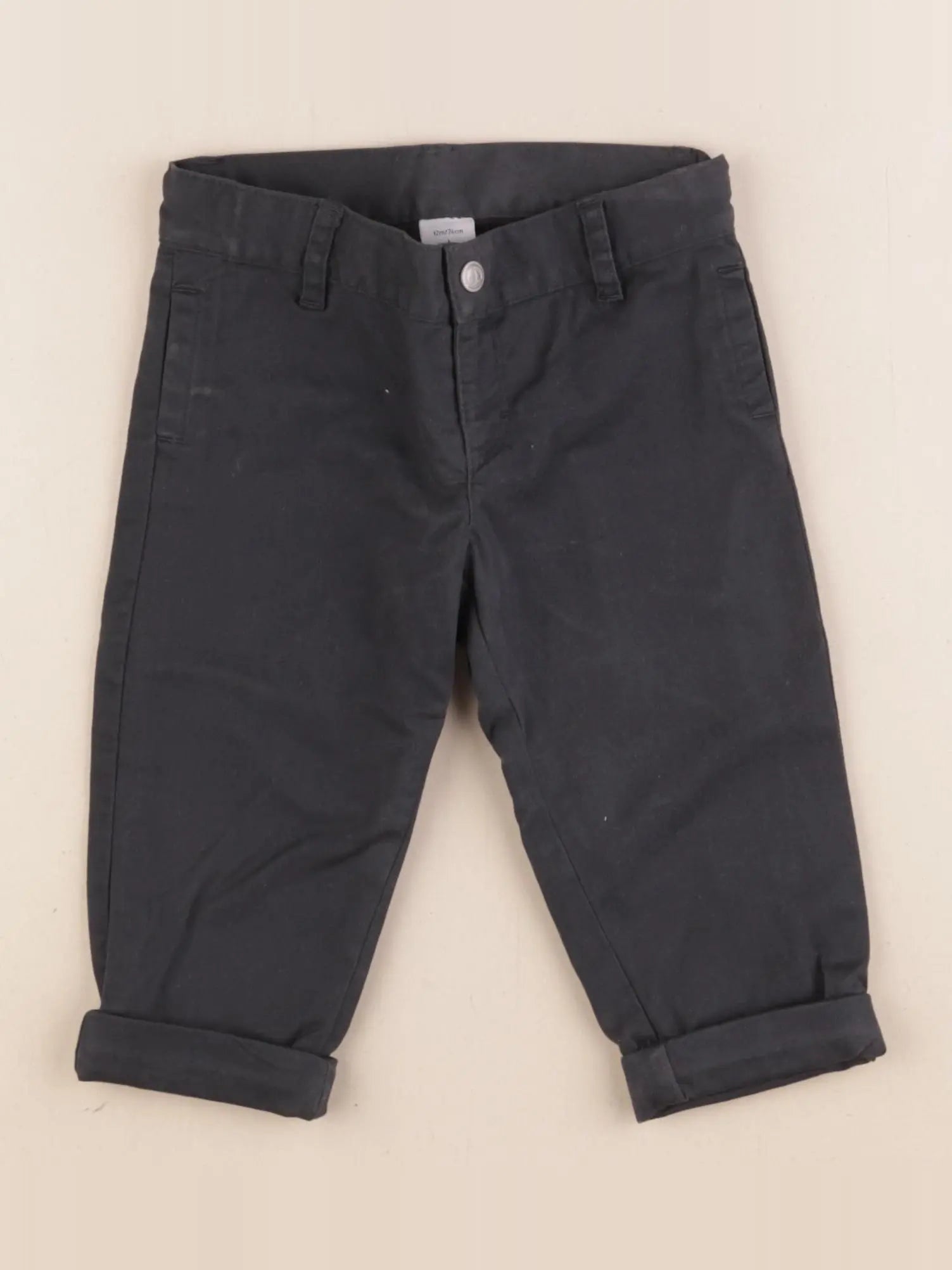 Petit Bateau - pantalon gris - 12 mois