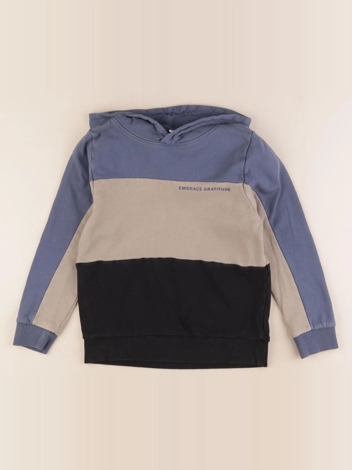 Name it - sweat bleu, gris - 7/8 ans