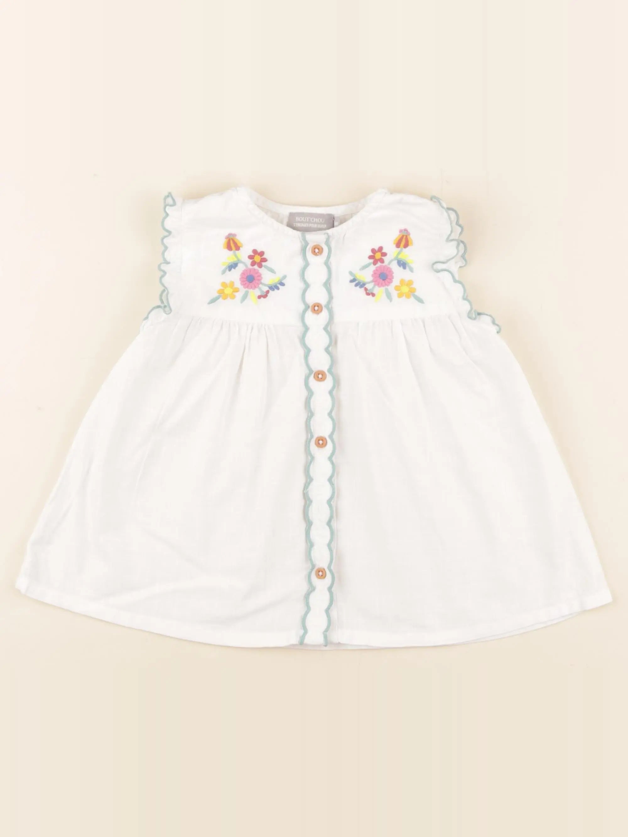 Boutchou - robe multicolore - 24 mois