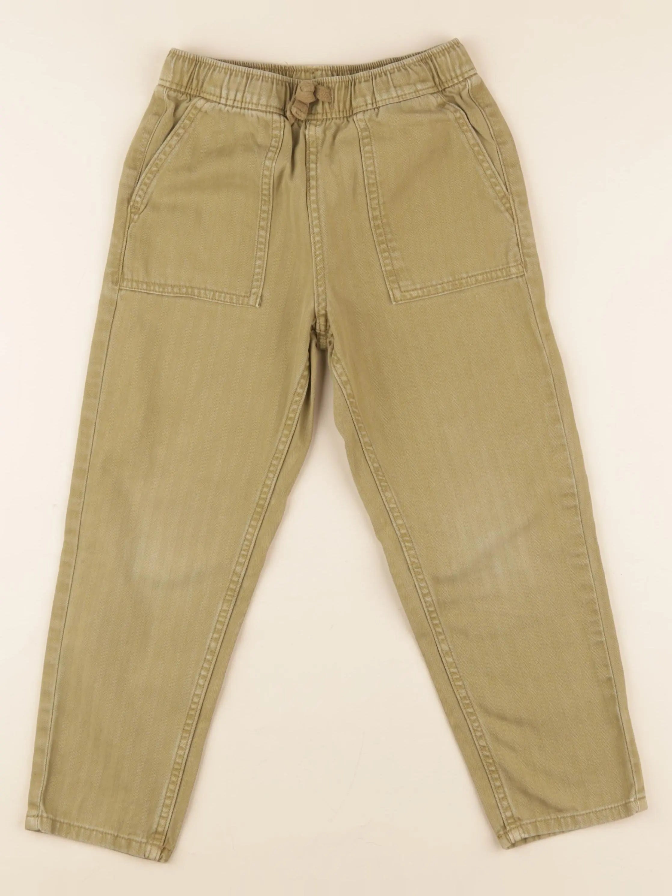 H&M - pantalon vert - 4/5 ans
