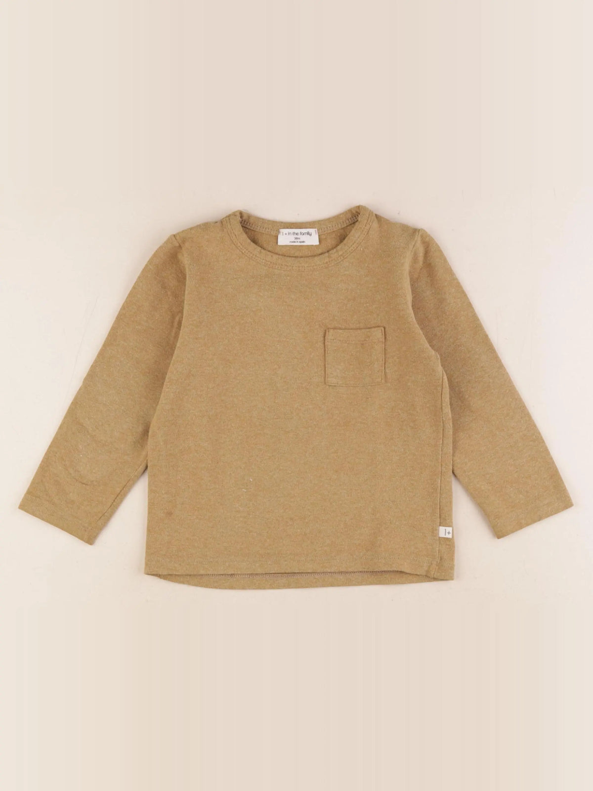 1+ In the family - tee-shirt jaune - 3 ans