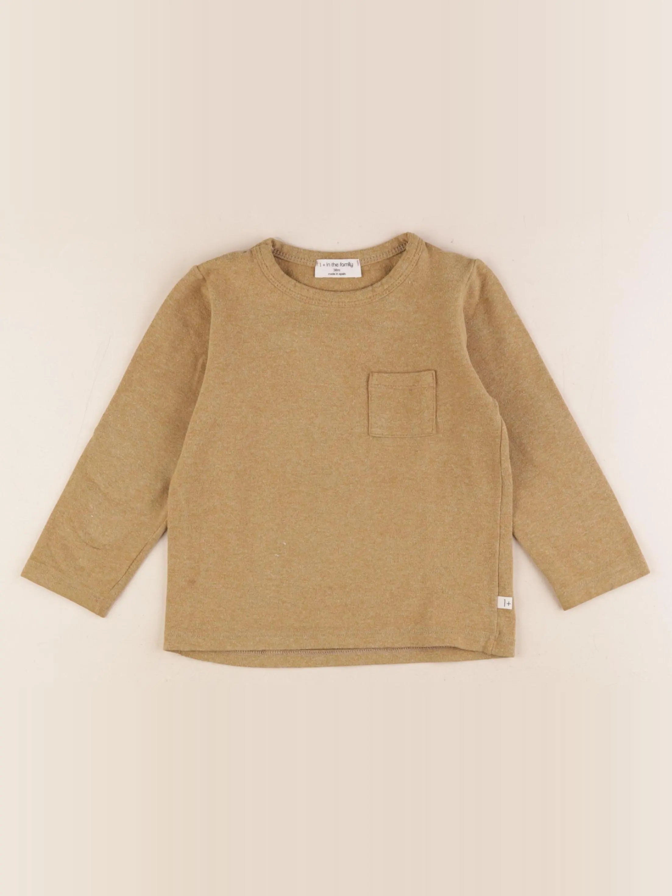 1+ In the family - tee-shirt jaune - 3 ans