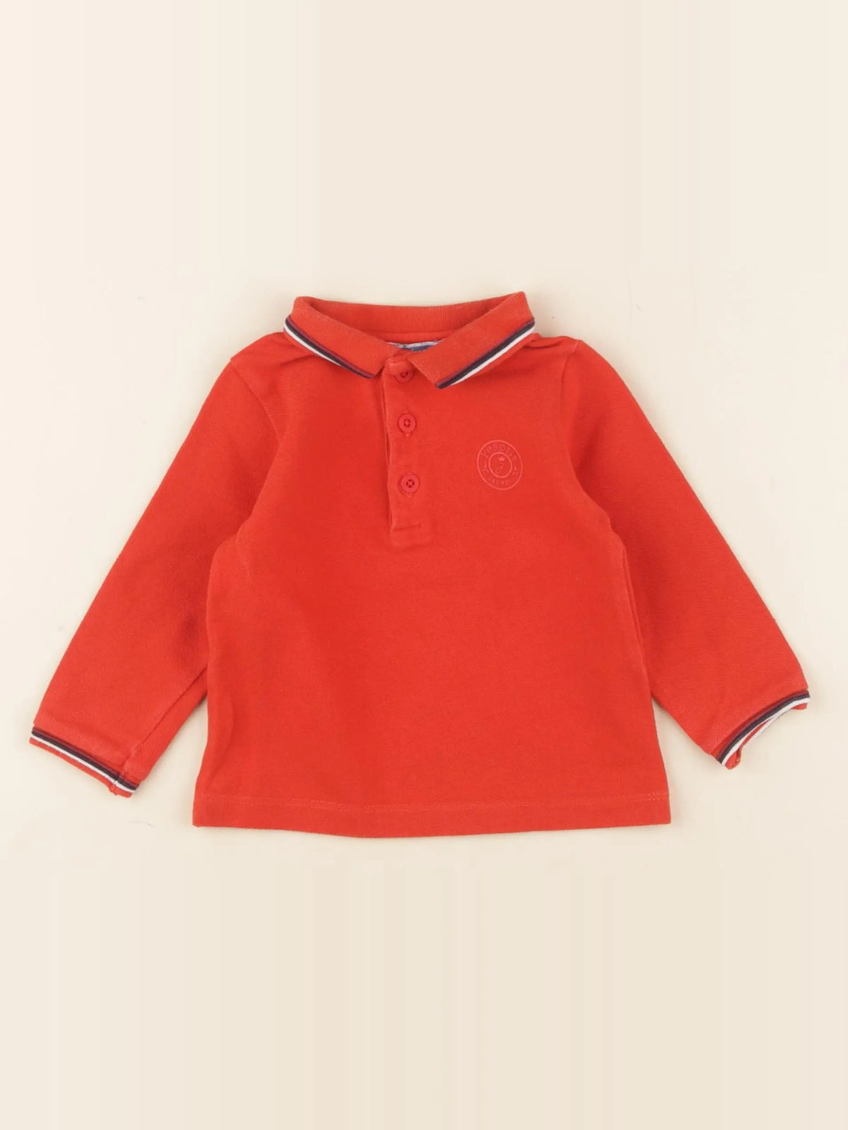 Jacadi - polo rouge - 12 mois