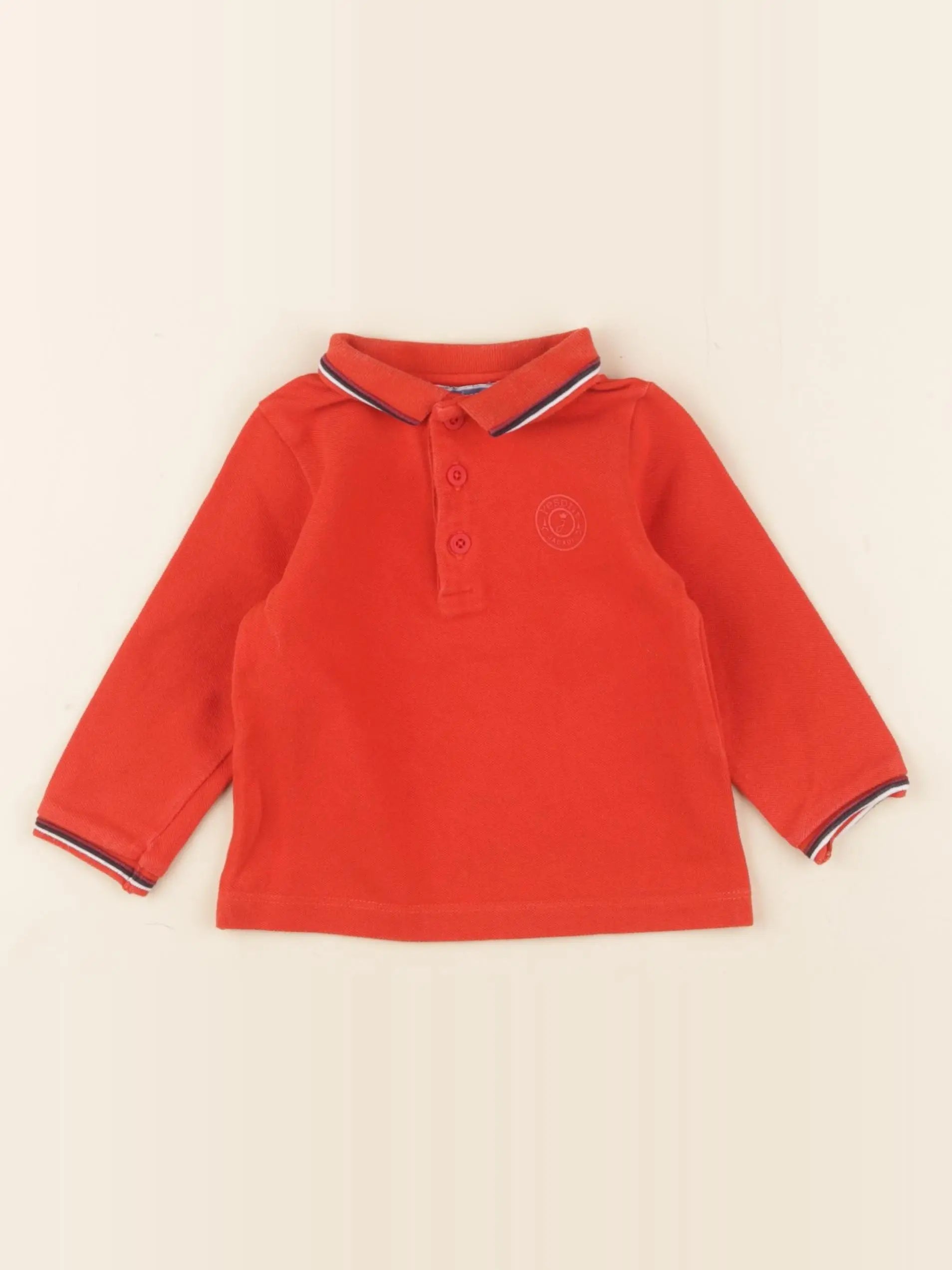 Jacadi - polo rouge - 12 mois