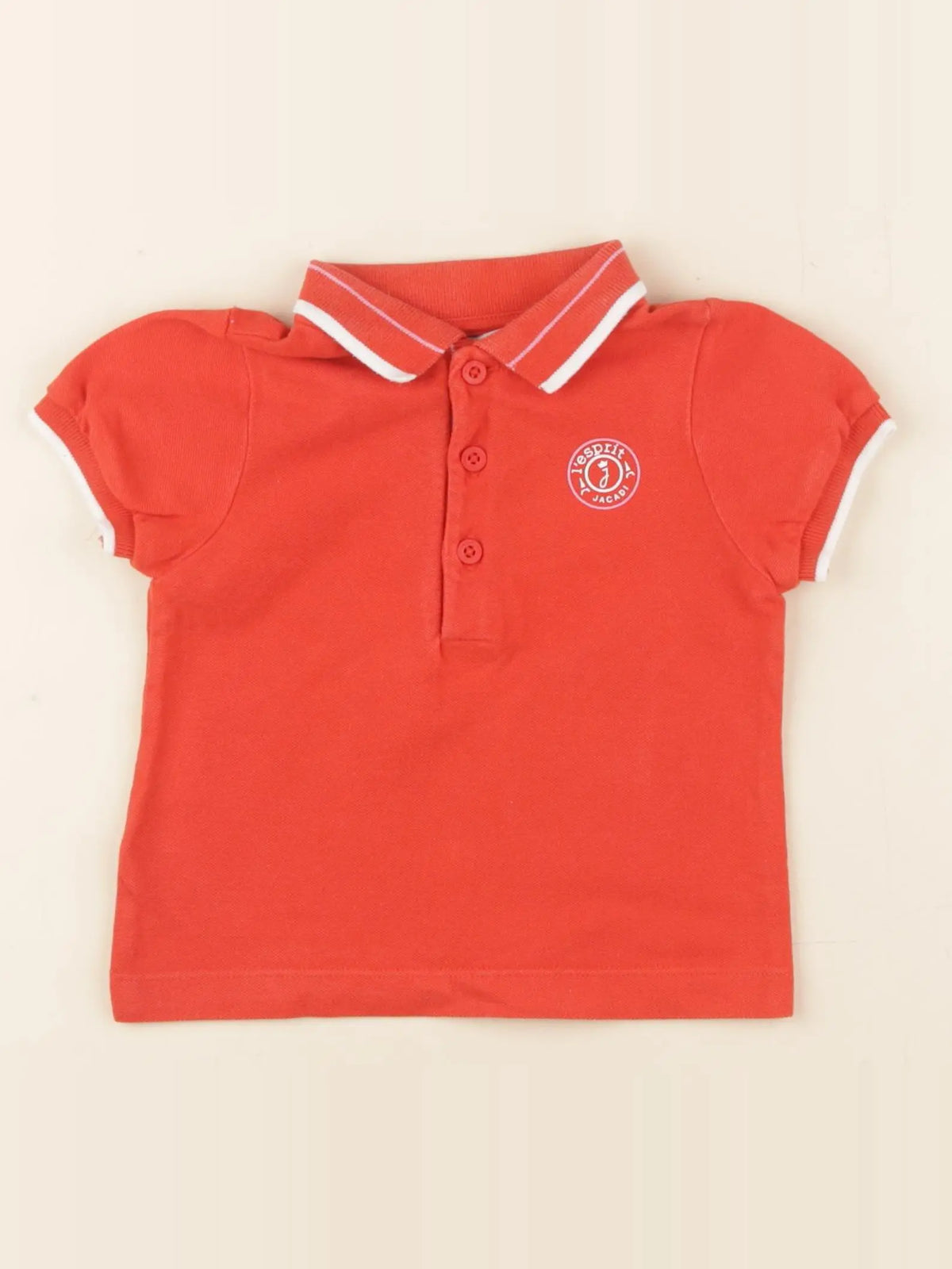 Jacadi - polo rouge - 12 mois