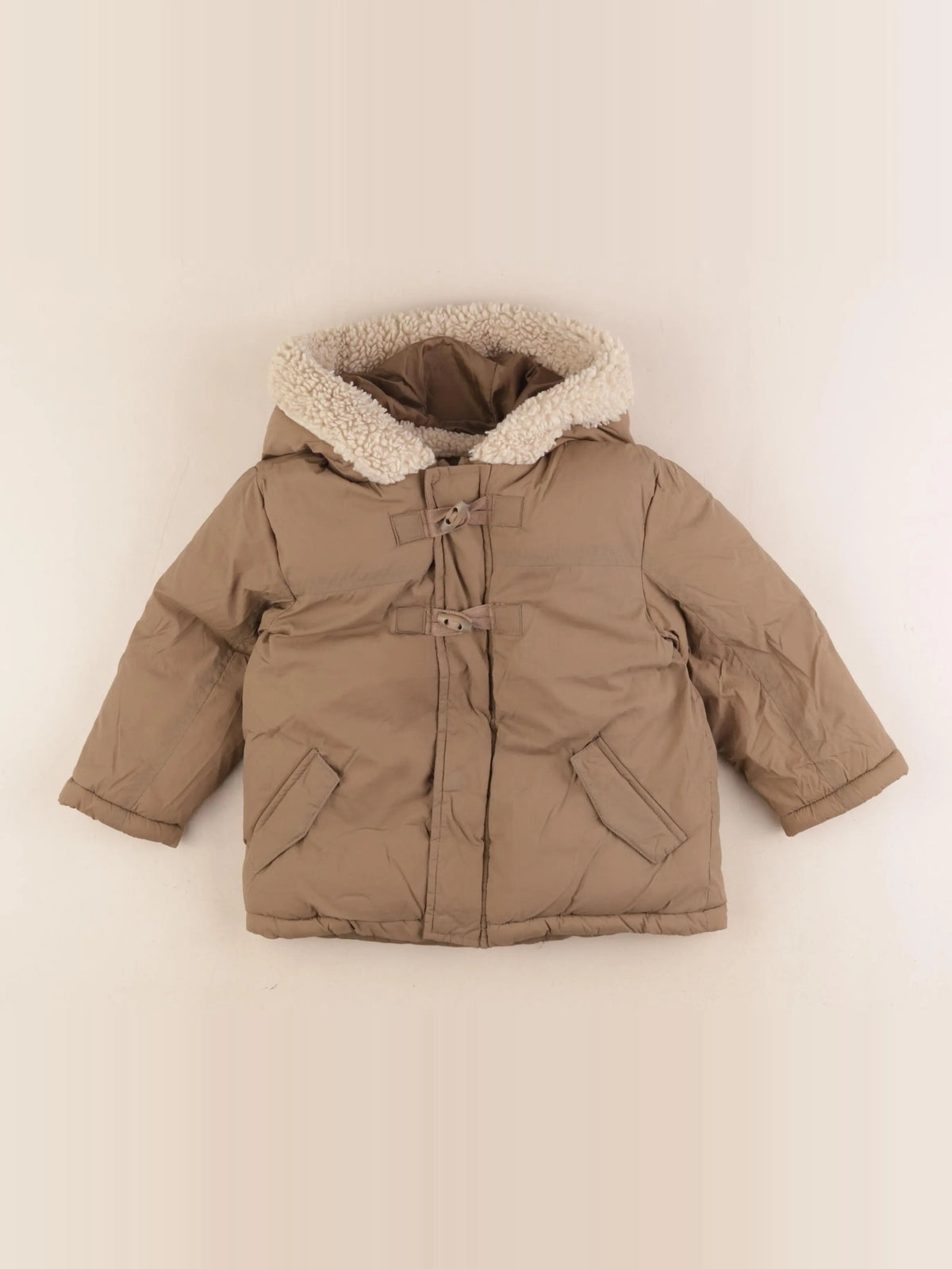 Mango - doudoune marron - 18/24 mois
