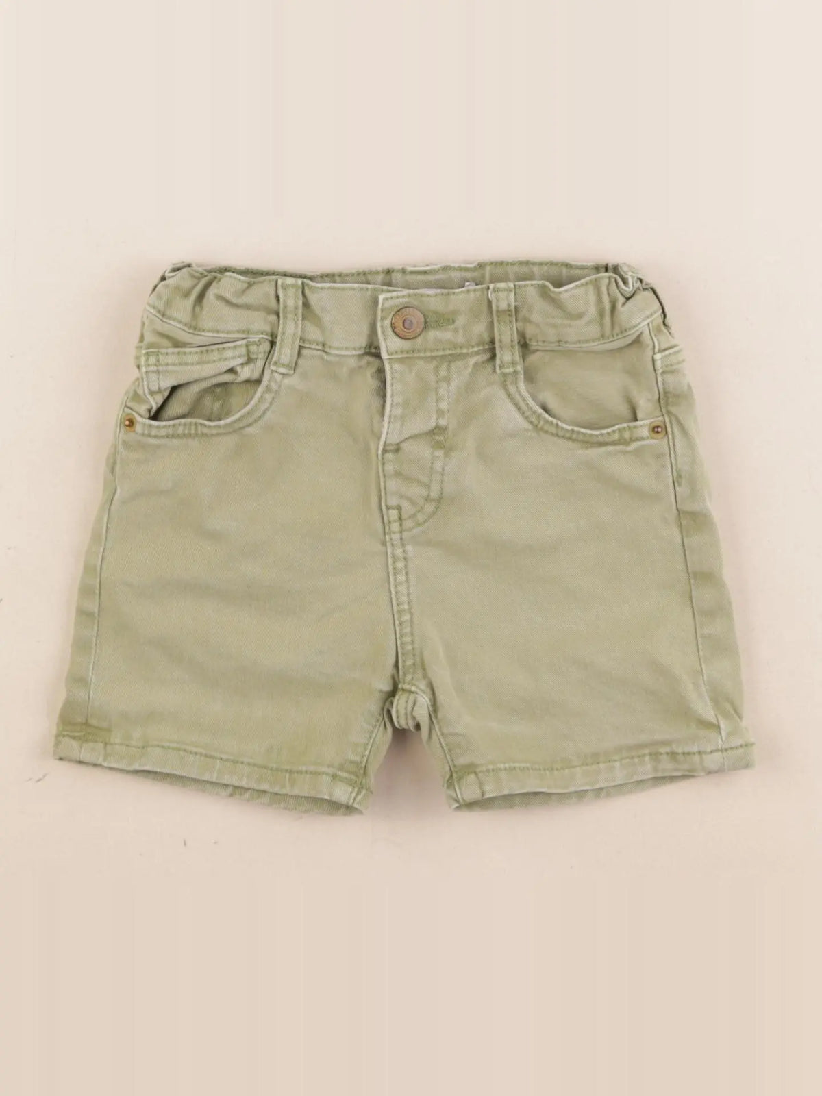 Zara - short vert - 9/12 mois