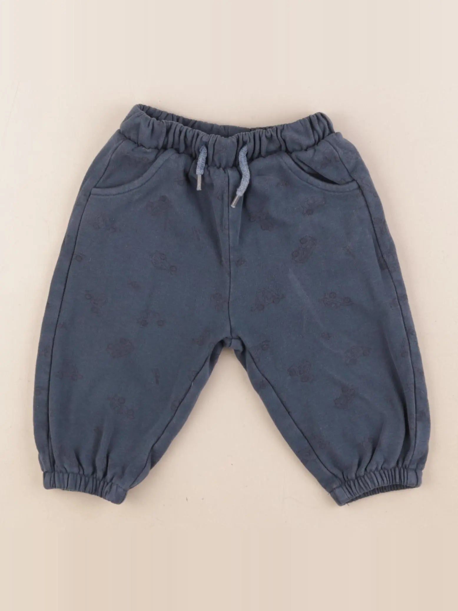 Vertbaudet - jogging bleu - 12 mois