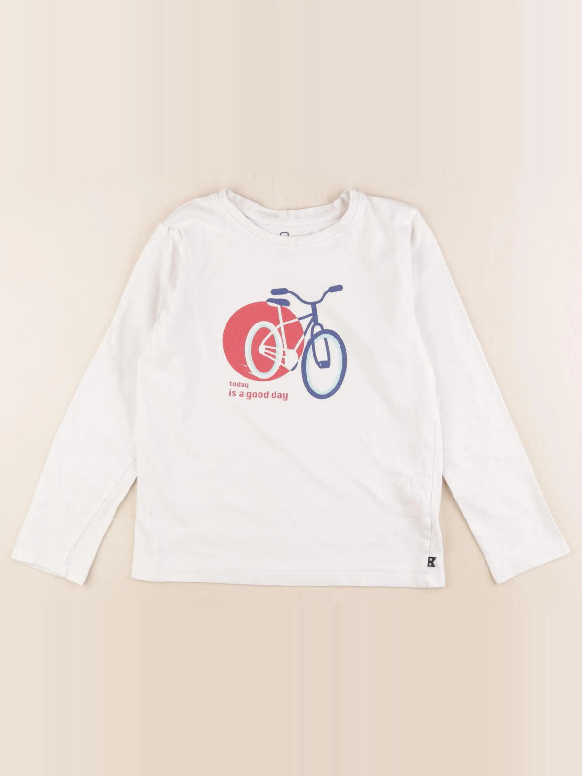 Okaidi - tee-shirt blanc - 8 ans
