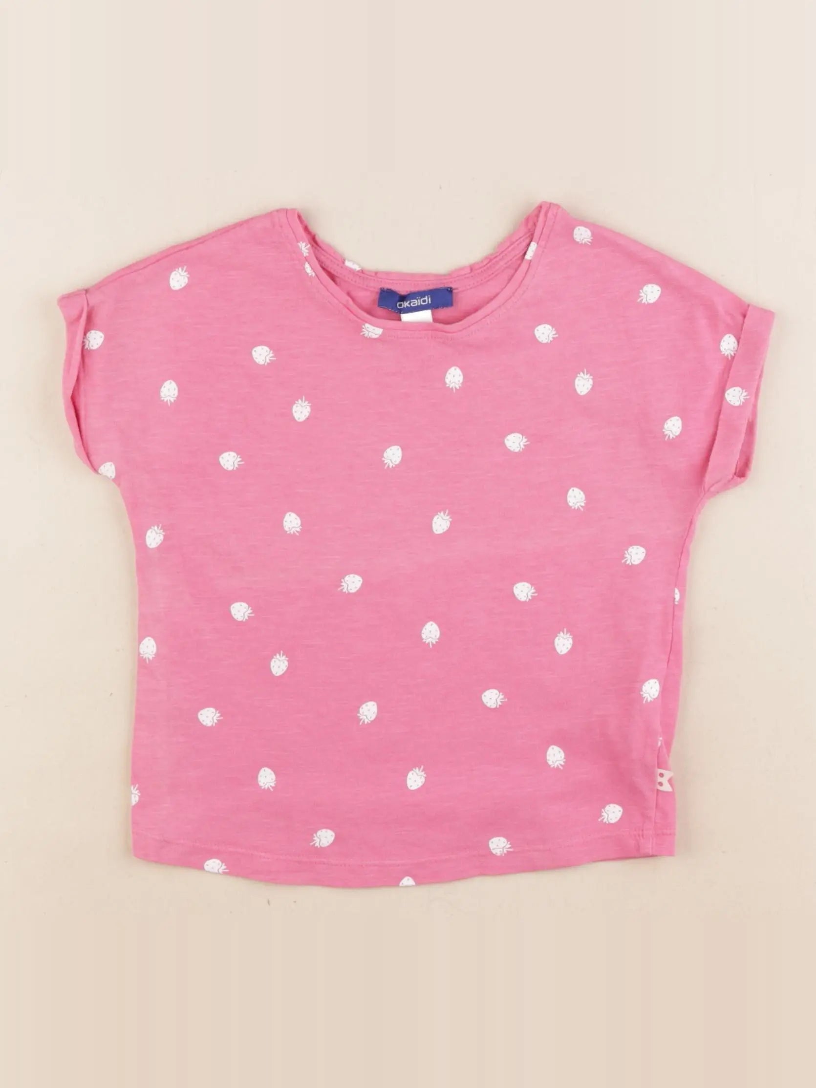 Okaidi - tee-shirt rose - 3 ans