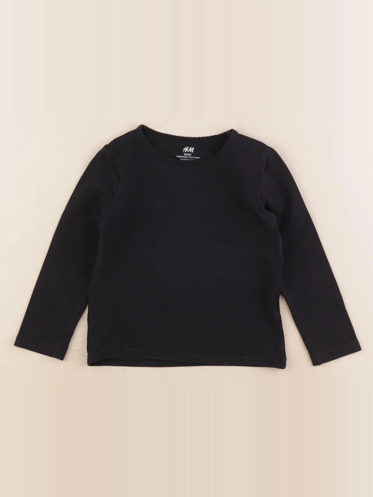 H&M - tee-shirt noir - 3/4 ans