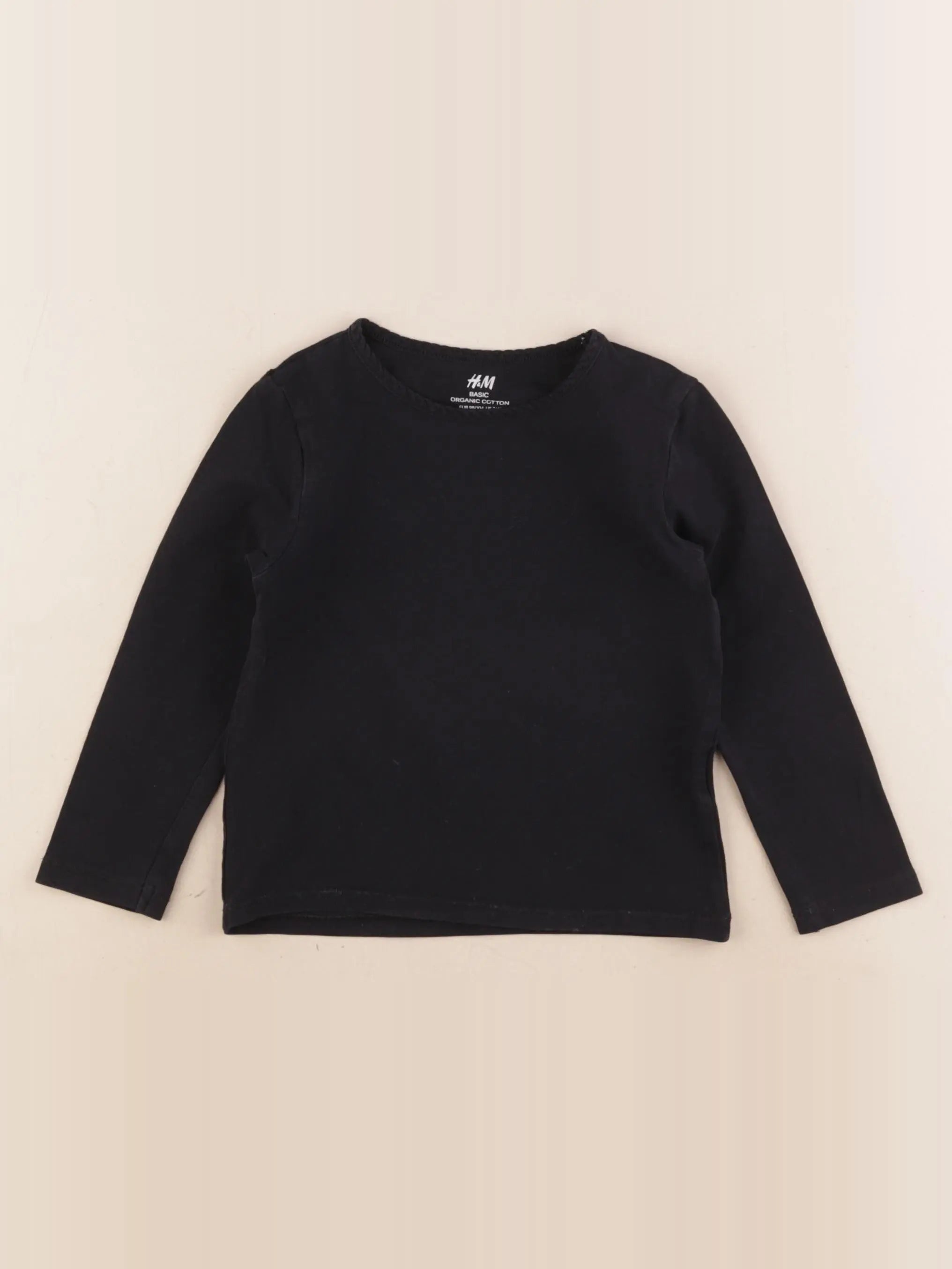 H&M - tee-shirt noir - 3/4 ans