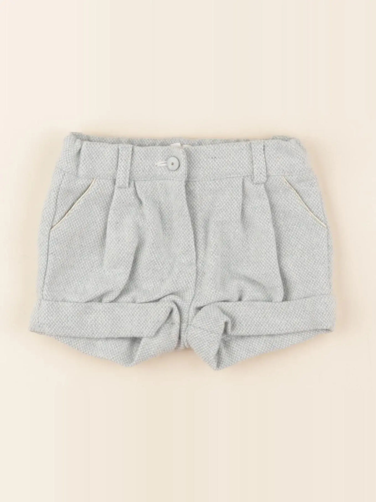 Chloé - short bleu - 6 mois