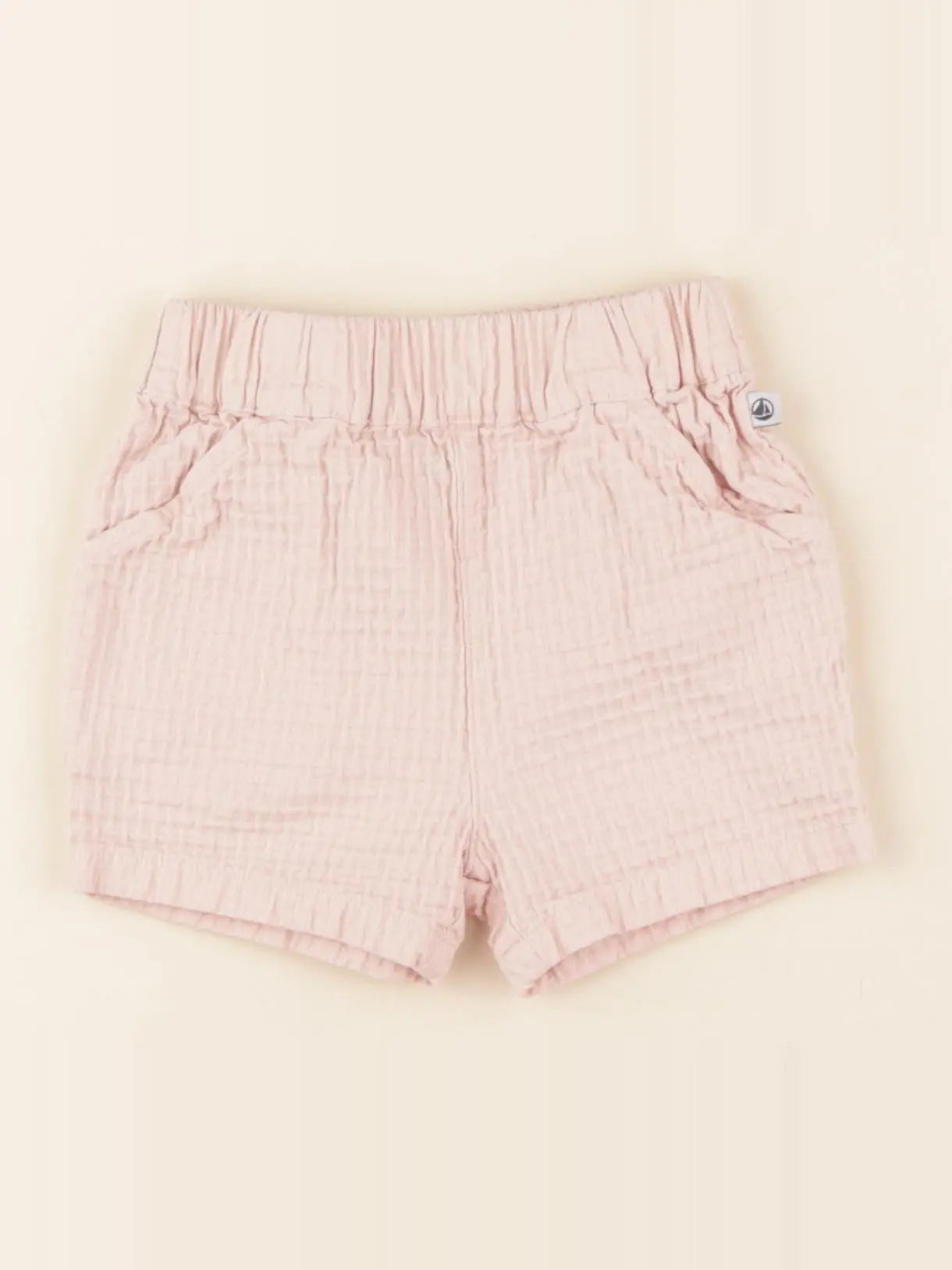 Petit Bateau - short rose - 6 mois