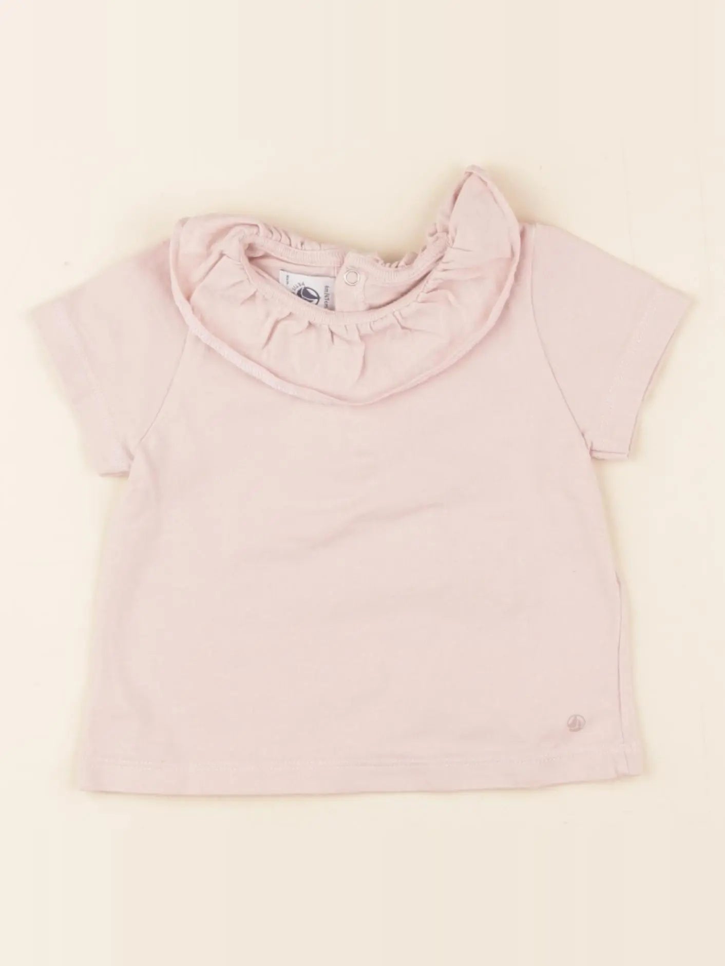 Petit Bateau - tee-shirt rose - 6 mois