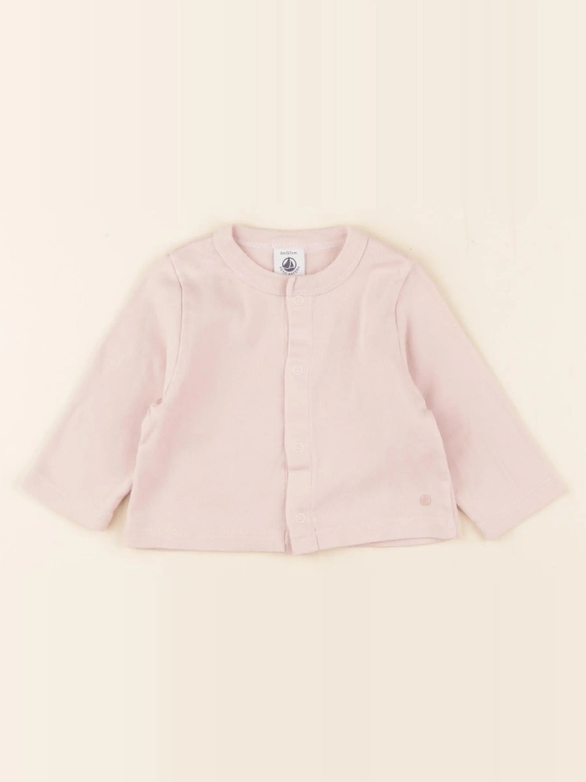 Petit Bateau - tee-shirt rose - 6 mois