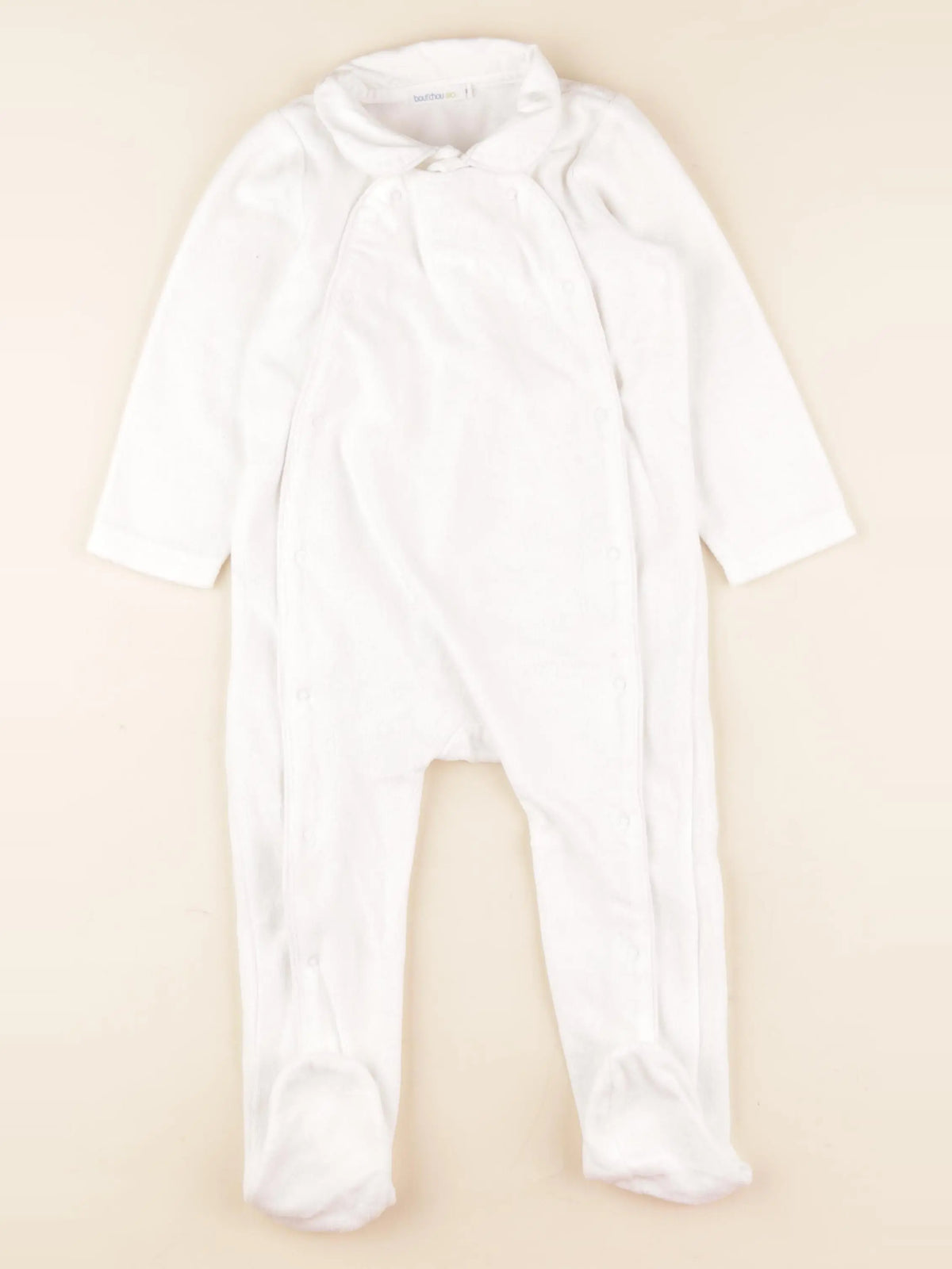 Boutchou - pyjama velours blanc - 18 mois