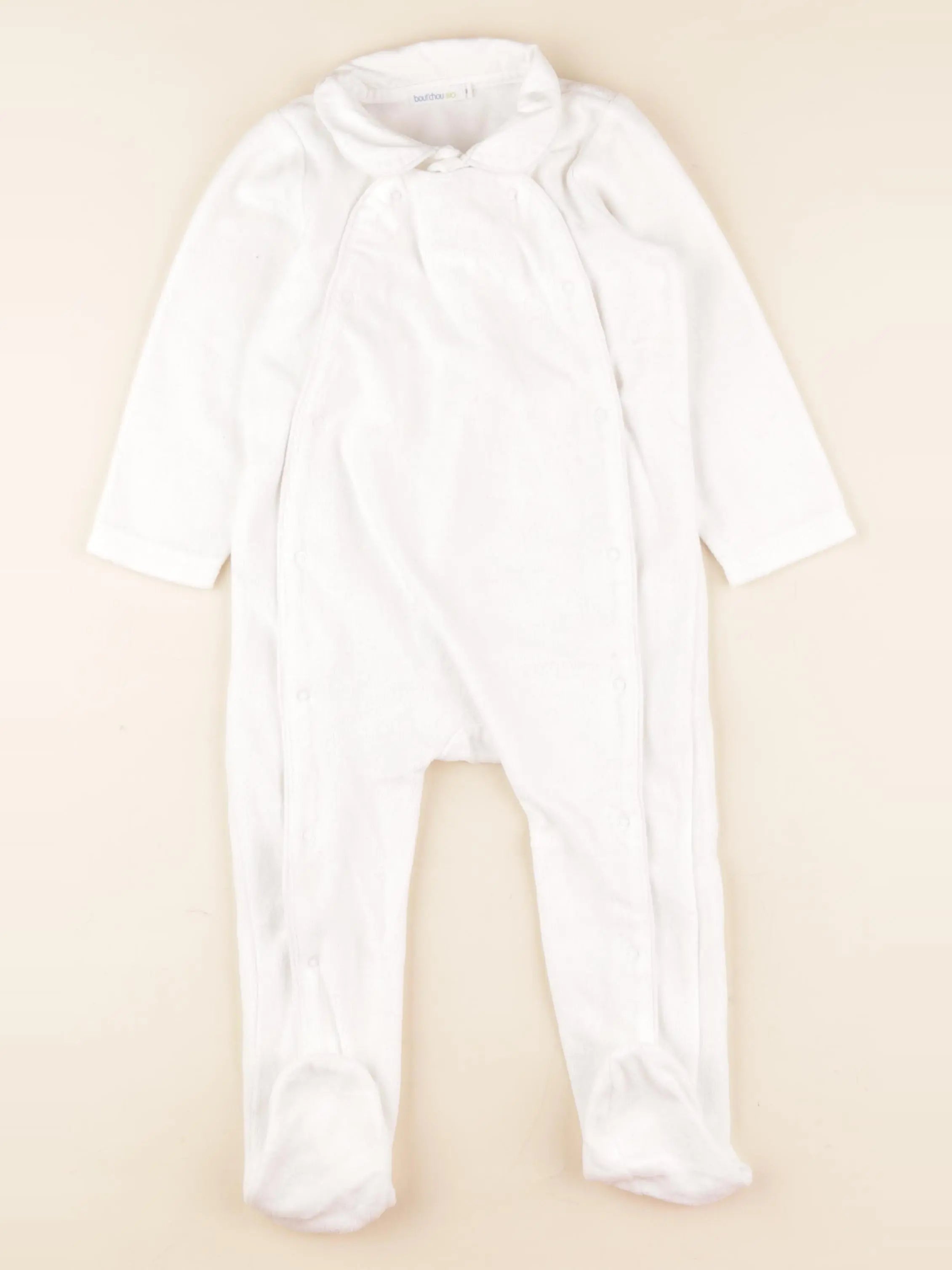 Boutchou - pyjama velours blanc - 18 mois