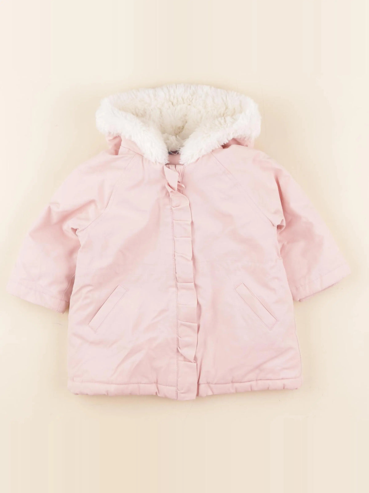 Cyrillus - parka rose - 12 mois