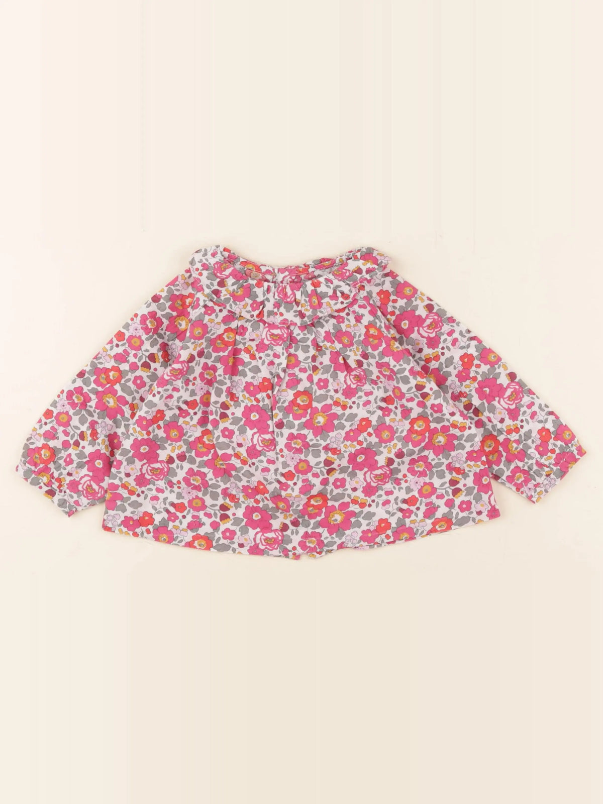Jacadi - blouse liberty multicolore - 12 mois