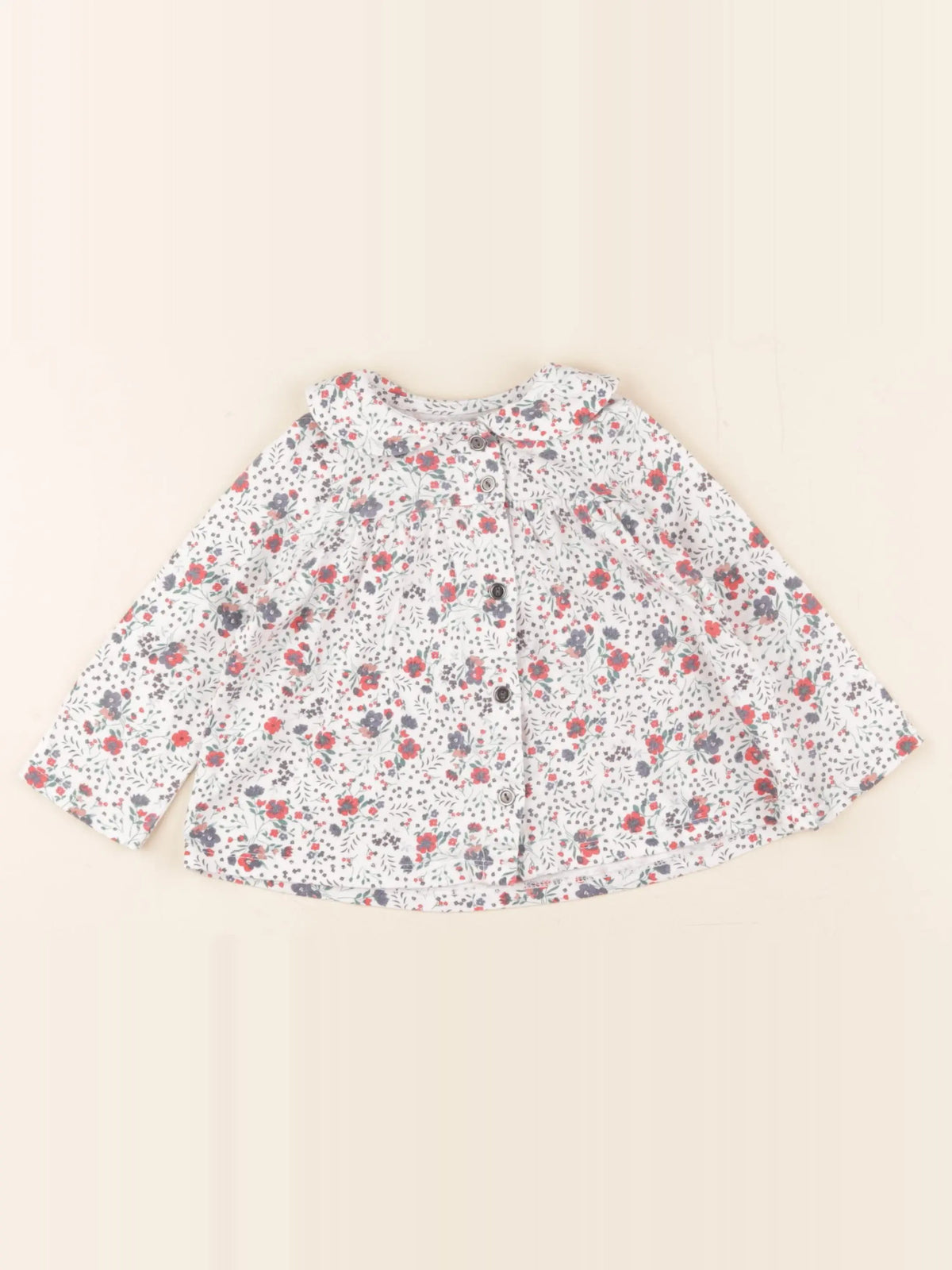Vertbaudet - tee-shirt multicolore - 12 mois