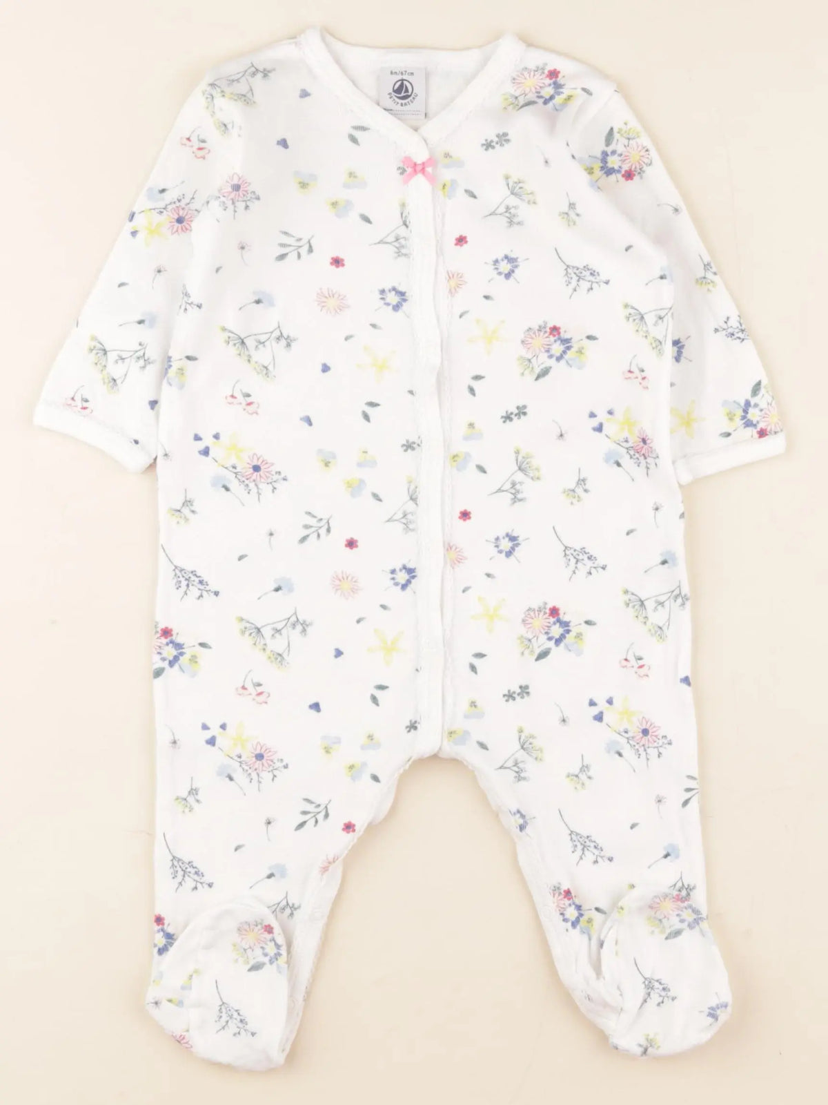 Petit Bateau - pyjama coton multicolore - 6 mois