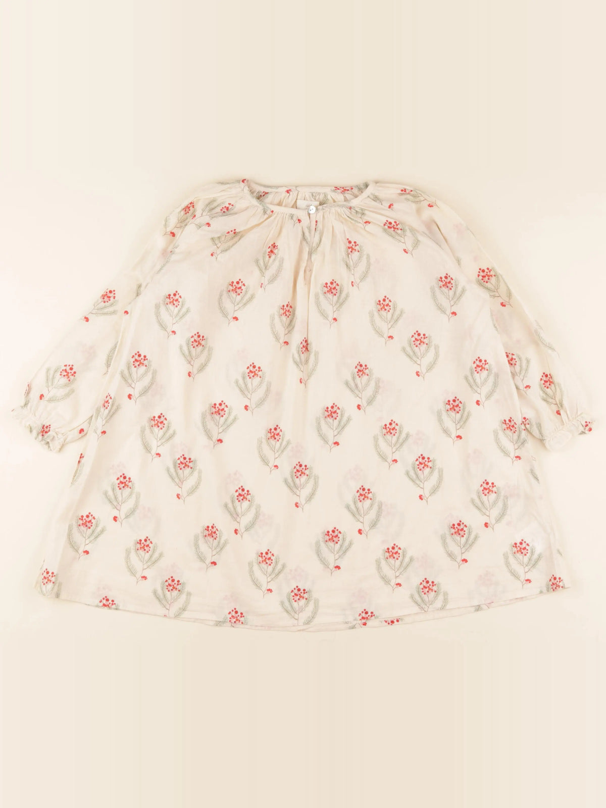 Konges slojd - robe beige - 4 ans